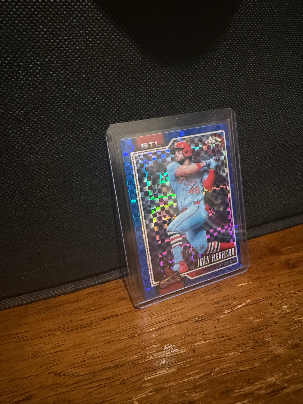 2026 Topps Chrome Iván Herrera Blue X-Fractor /150