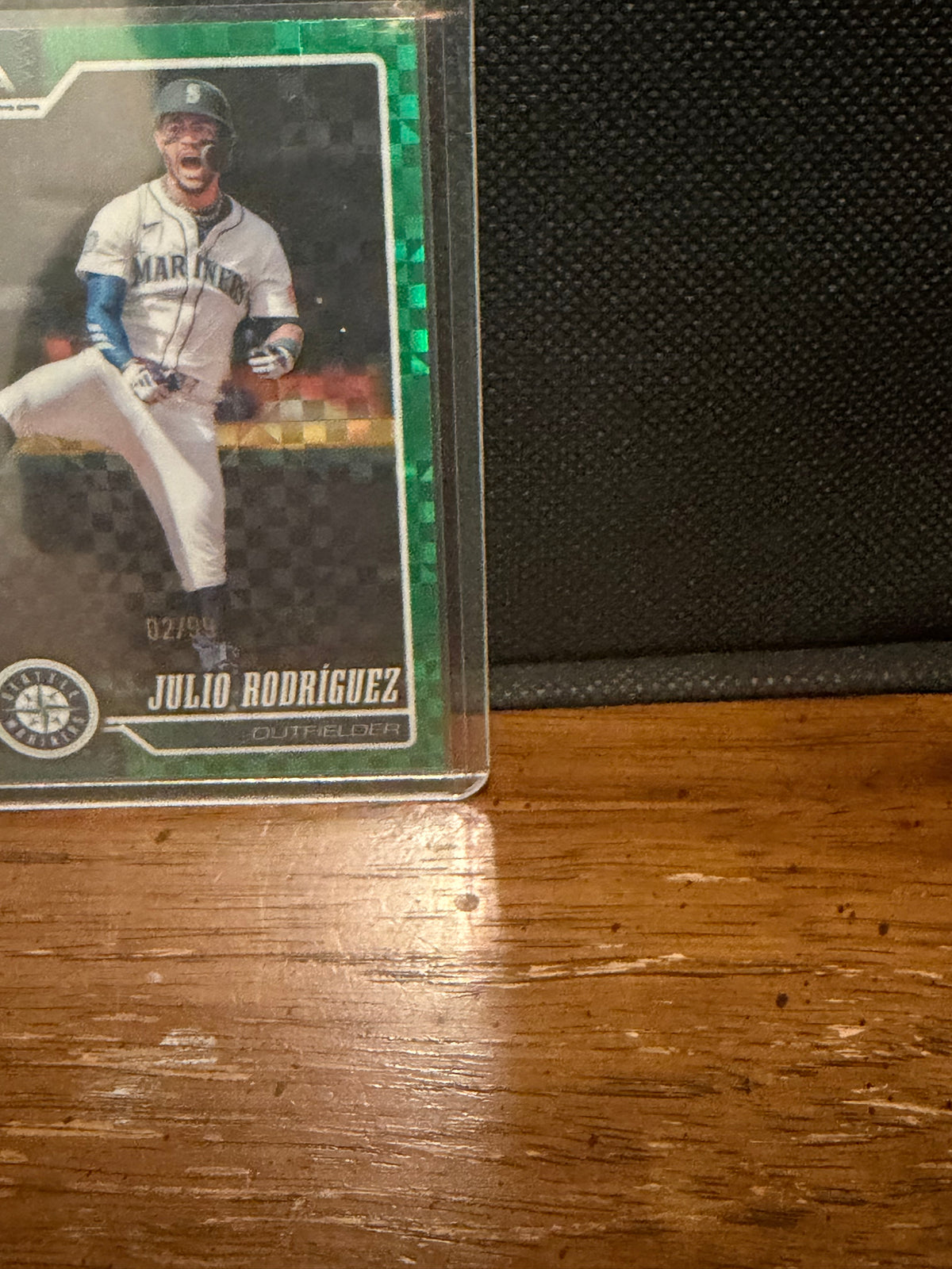 2026 Topps Chrome Julio Rodríguez Green X-Fractor /99