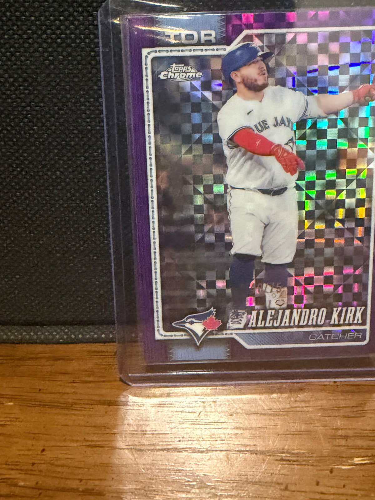 2026 Topps Chrome Alejandro Kirk Purple X-Fractor /75