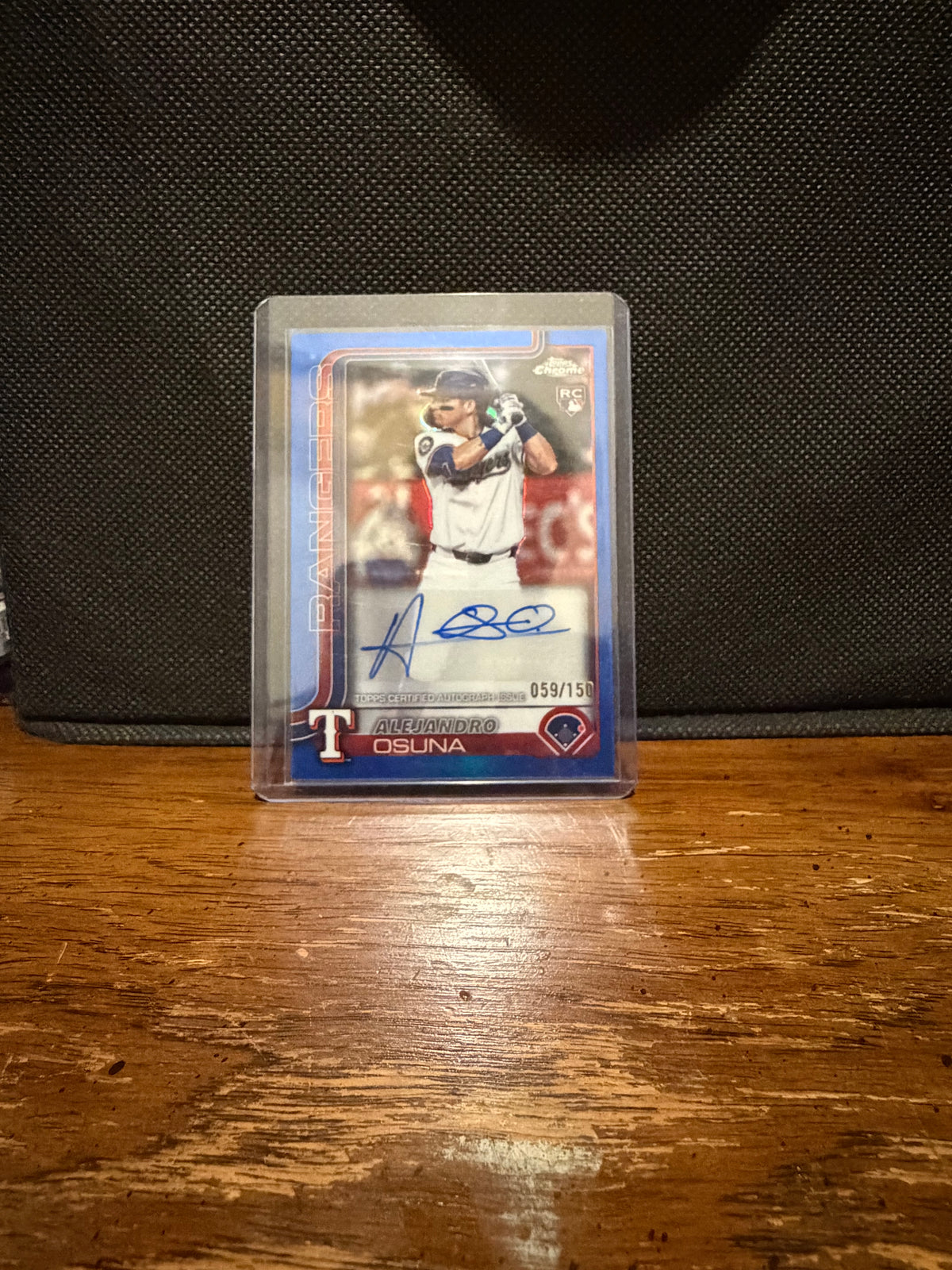 2025 Topps Chrome Update Alejandro Osuna RC Blue Autograph /150 #AC-AO