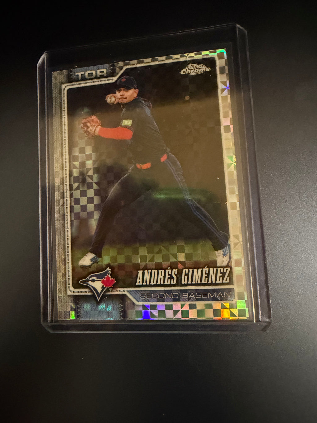Andres Gimenez 2026 Topps Chrome X-Fractor