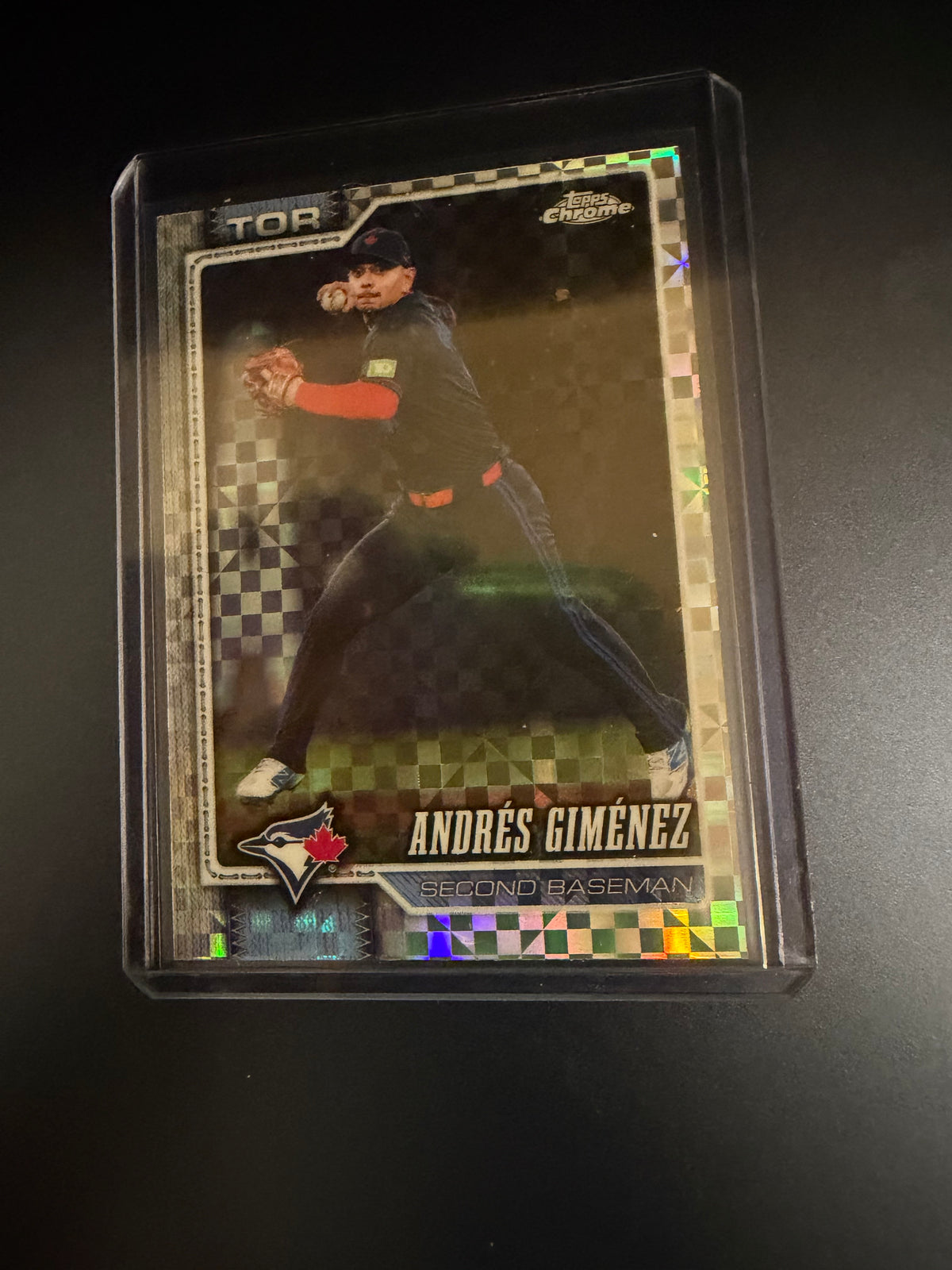 Andres Gimenez 2026 Topps Chrome X-Fractor