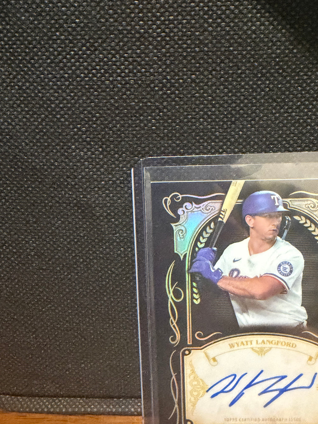 2026 Topps Chrome Wyatt Langford Ink Strokes Autograph #IS-WL