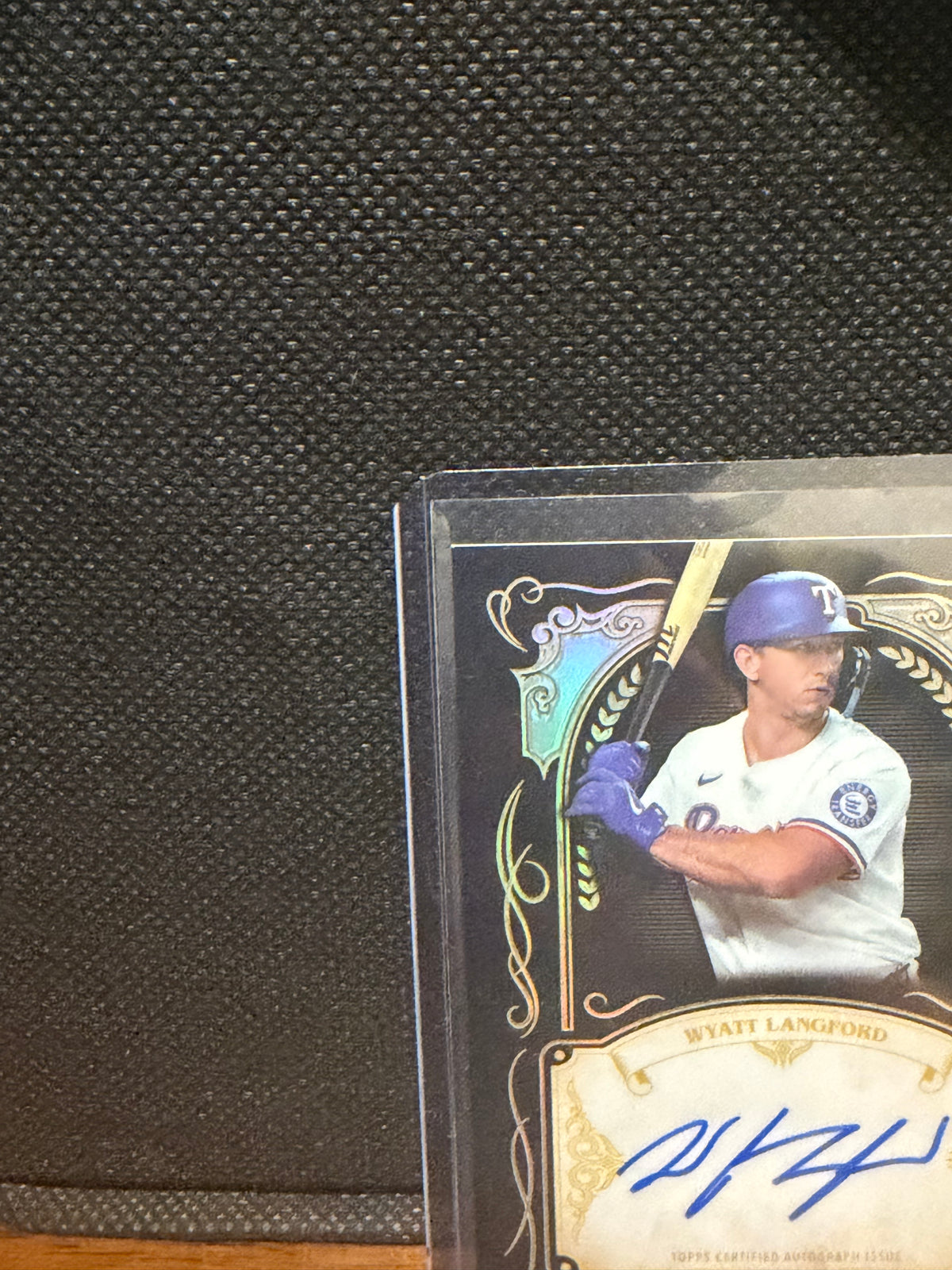 2026 Topps Chrome Wyatt Langford Ink Strokes Autograph #IS-WL