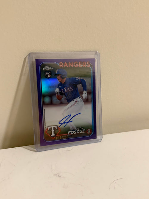 2024 Topps Chrome Justin Foscue RC Autograph /250