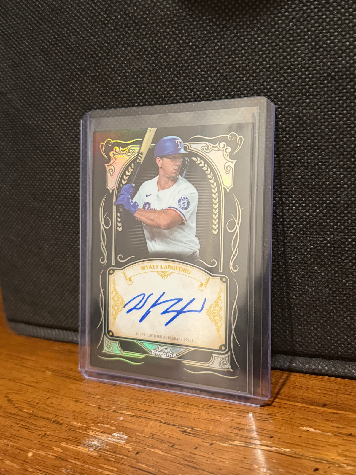 2026 Topps Chrome Wyatt Langford Ink Strokes Autograph #IS-WL