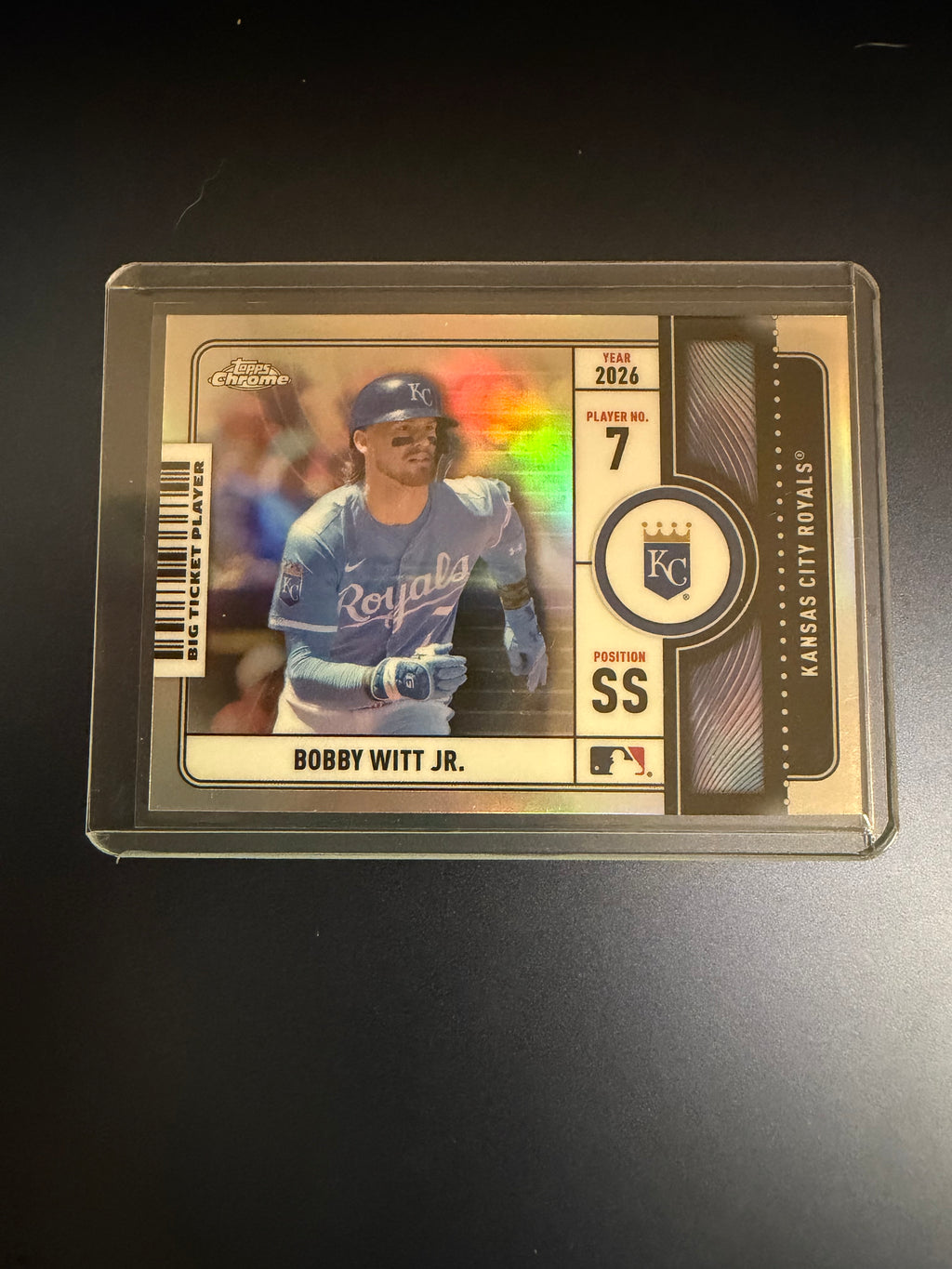 Bobby Witt Jr. 2026 Topps Chrome Big Ticket Insert