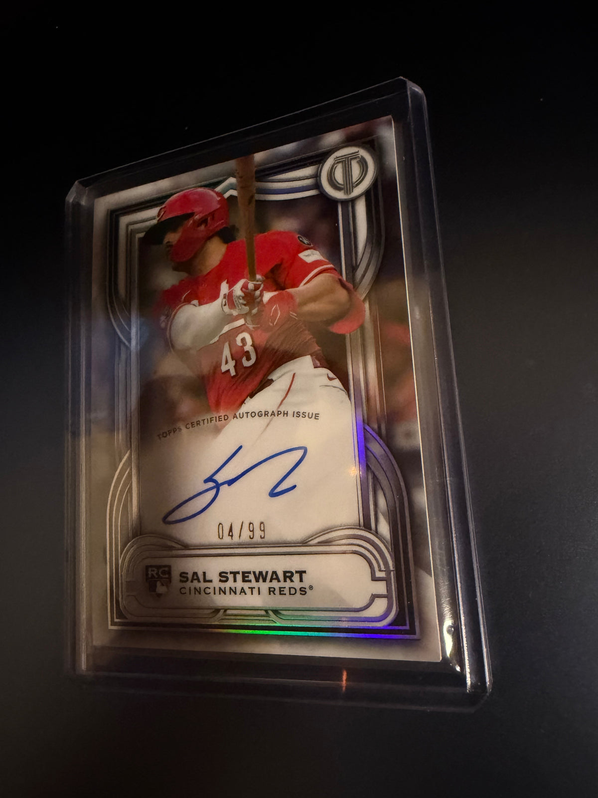 2026 Topps Tribute Sal Stewart Cincinnati Reds #LIA-SS Rookie Auto /99
