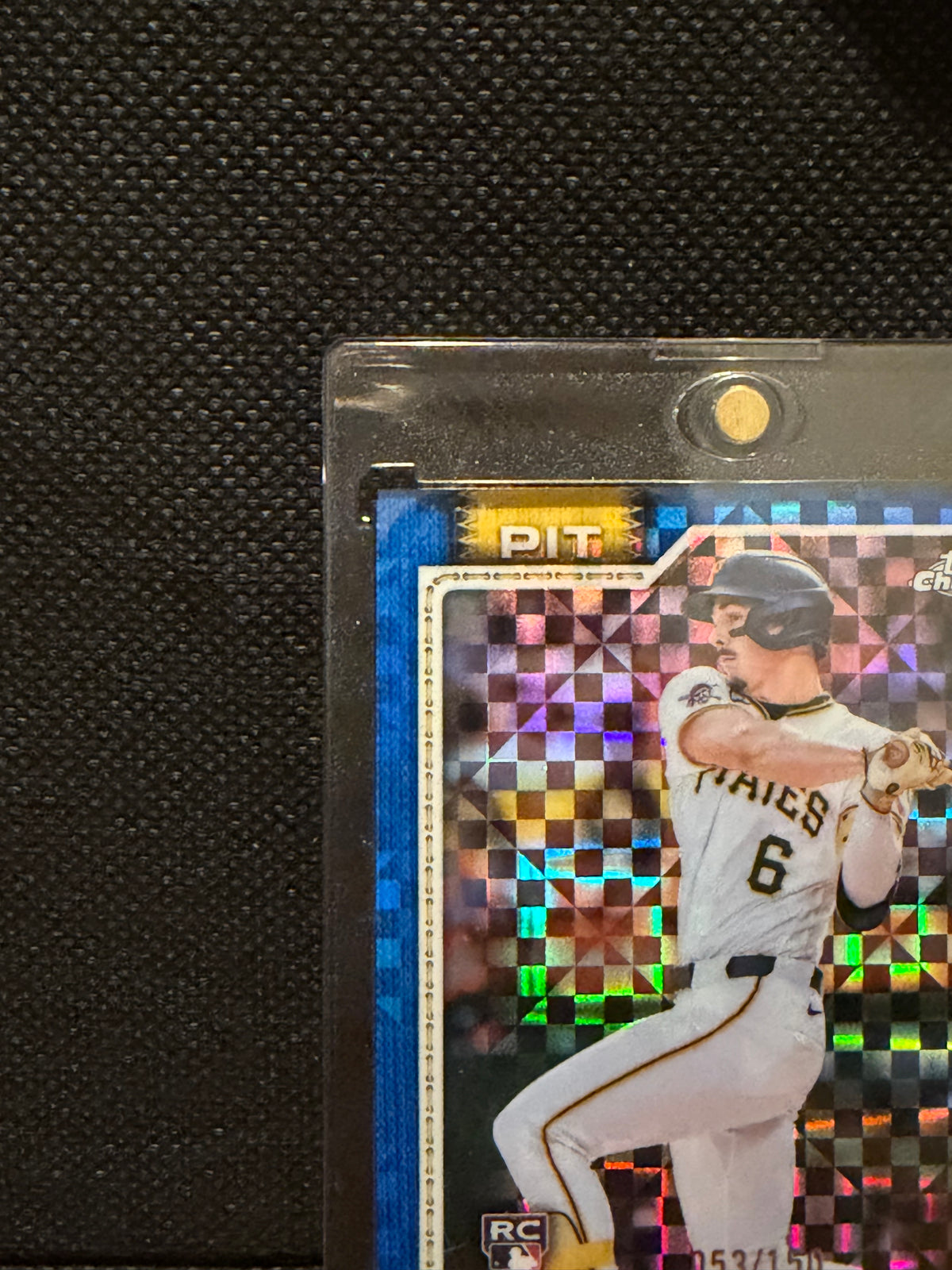 2026 Topps Chrome Konnor Griffin RC Blue X-Fractor /150 #74