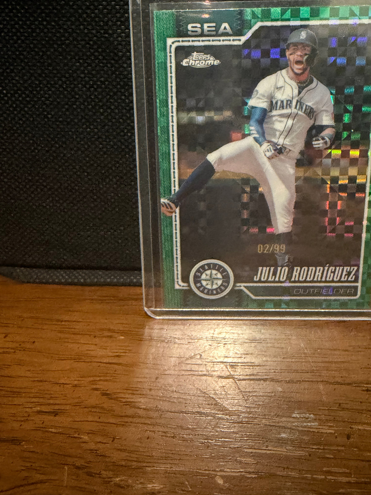 2026 Topps Chrome Julio Rodríguez Green X-Fractor /99