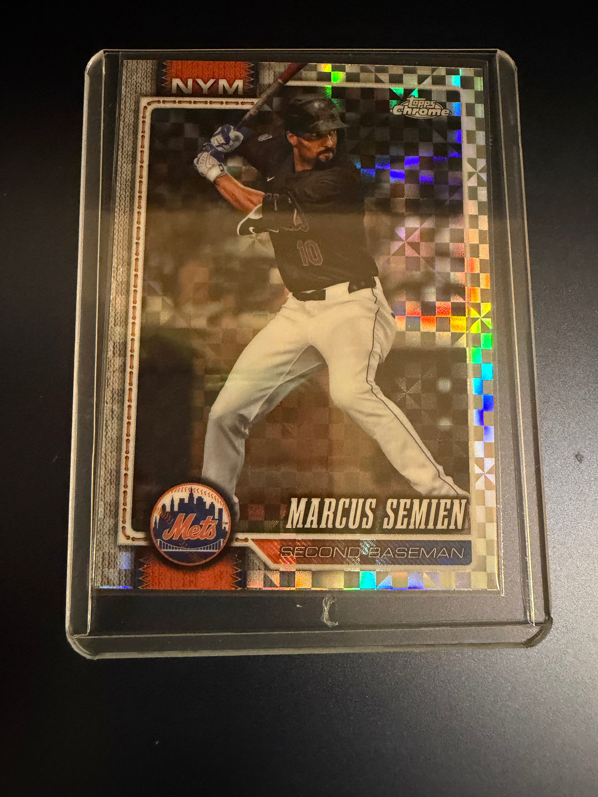 Marcus Semien 2026 Topps Chrome X-Fractor