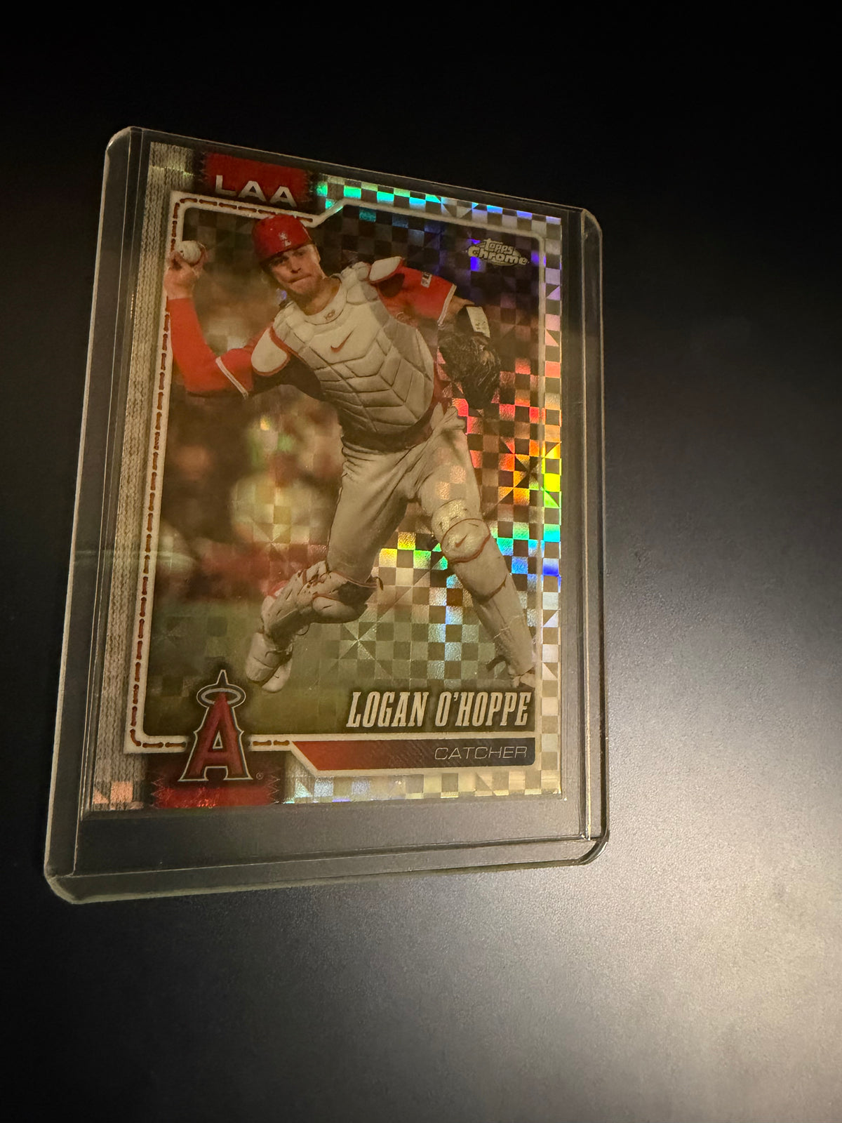 Logan O'Hoppe 2026 Topps Chrome X-Fractor