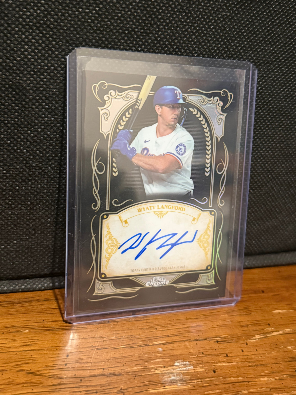 2026 Topps Chrome Wyatt Langford Ink Strokes Autograph #IS-WL