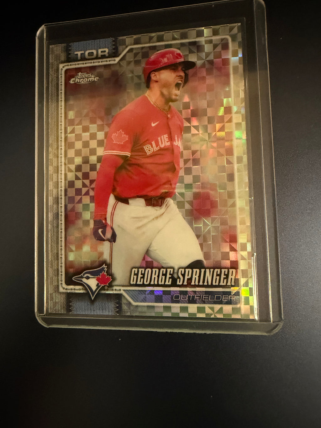 George Springer 2026 Topps Chrome X-Fractor
