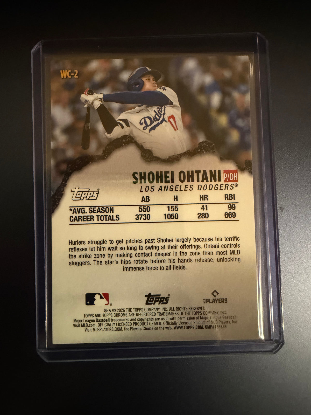 Shohei Ohtani 2026 Topps Chrome Wrecking Crew Insert