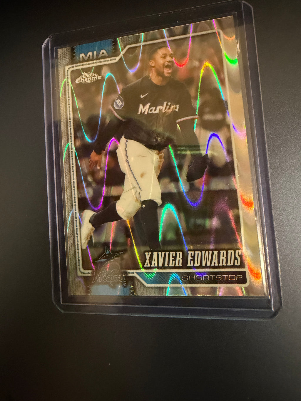 Xavier Edwards 2026 Topps Chrome RayWave Refractor