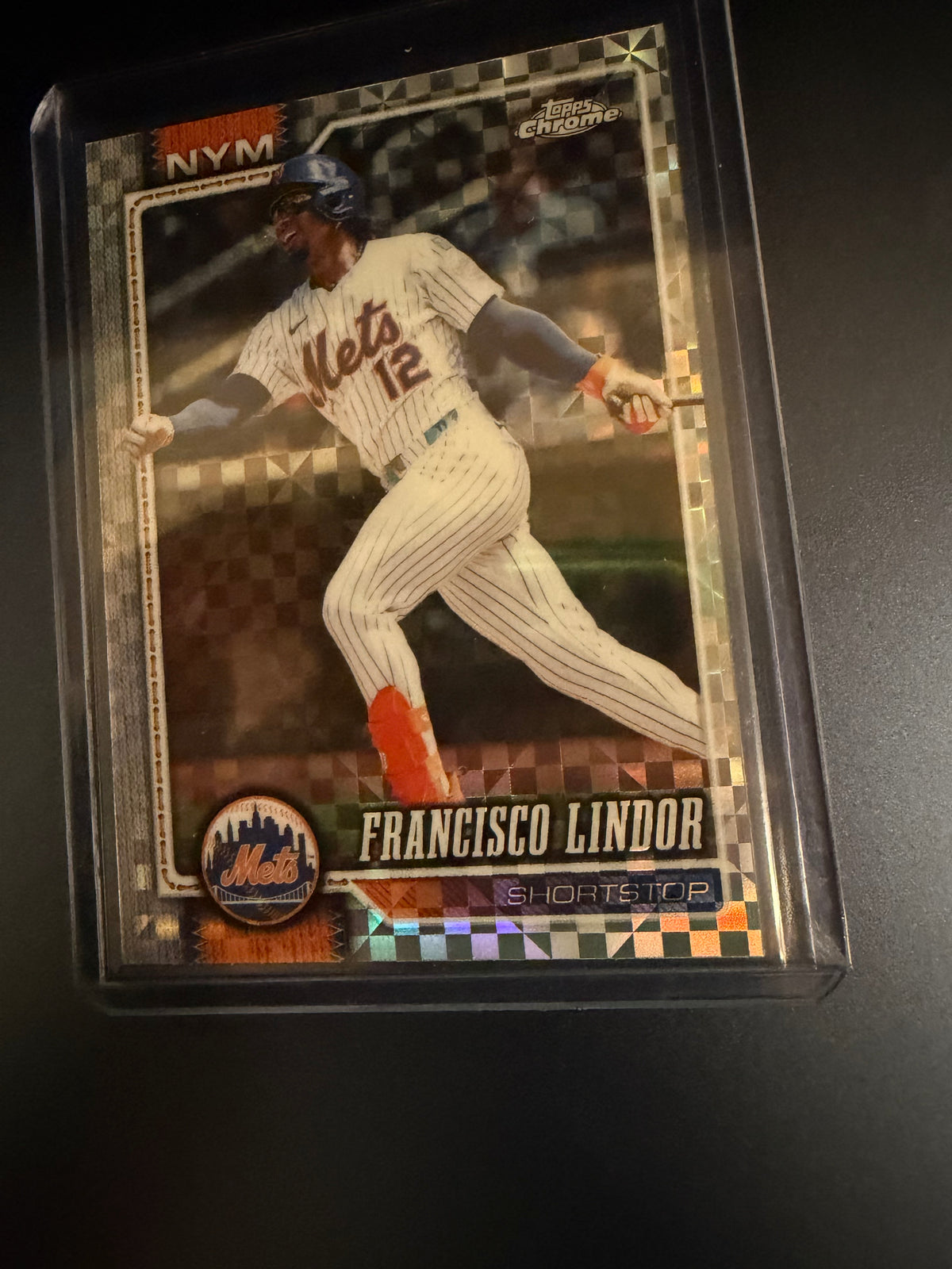Francisco Lindor 2026 Topps Chrome X-Fractor