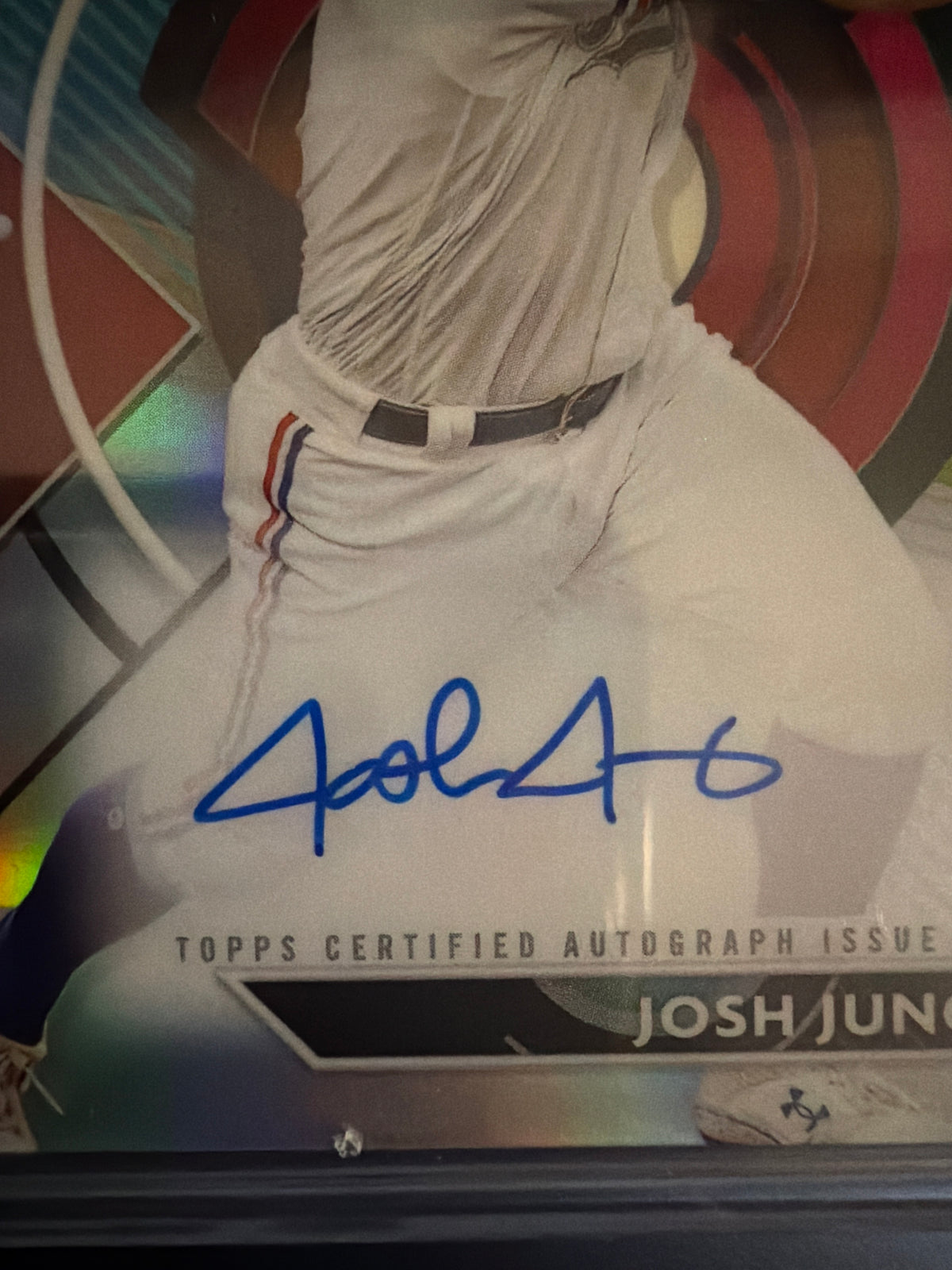 2023 Topps Finest Josh Jung RC Autograph #FA-JJ