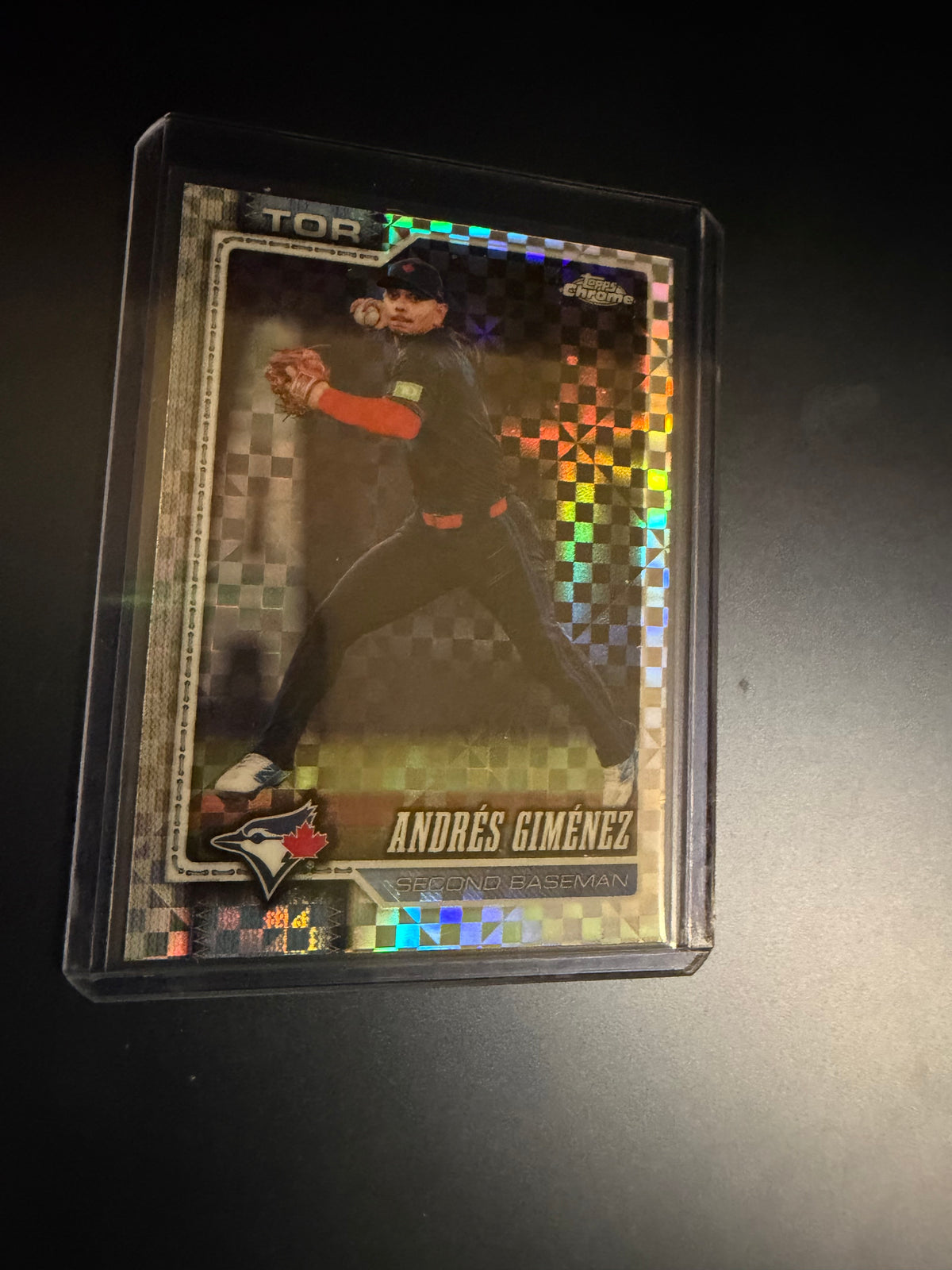 Andres Gimenez 2026 Topps Chrome X-Fractor