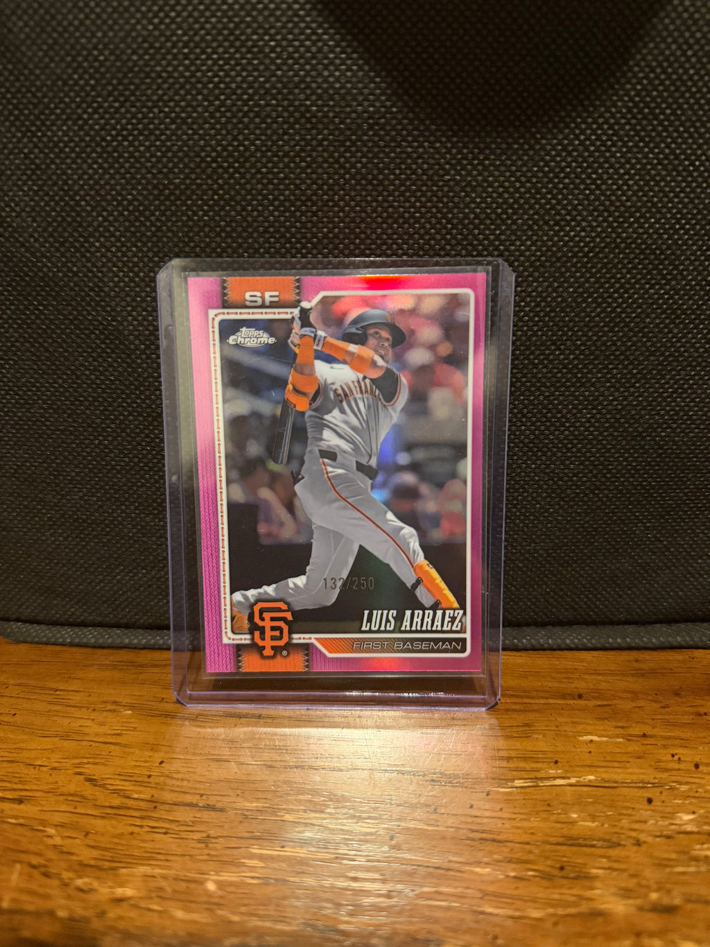 2026 Topps Chrome Luis Arraez Pink Refractor /250