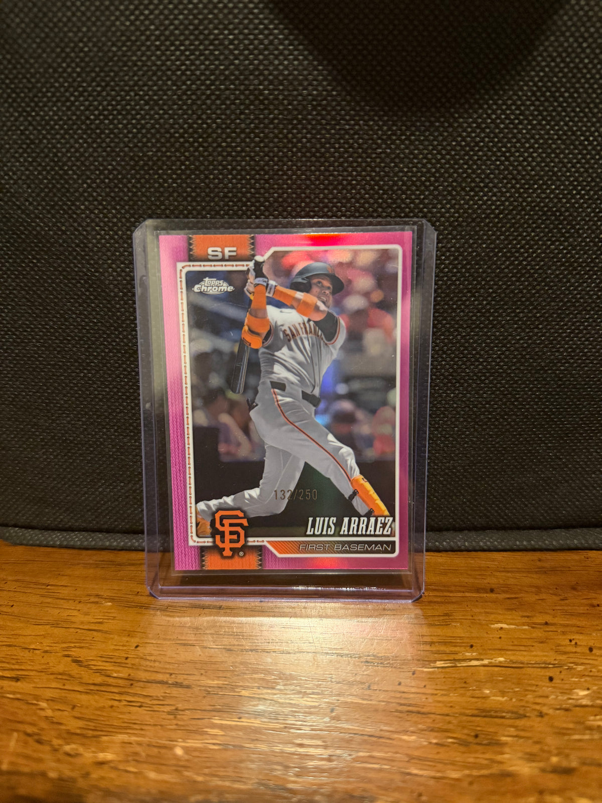 2026 Topps Chrome Luis Arraez Pink Refractor /250