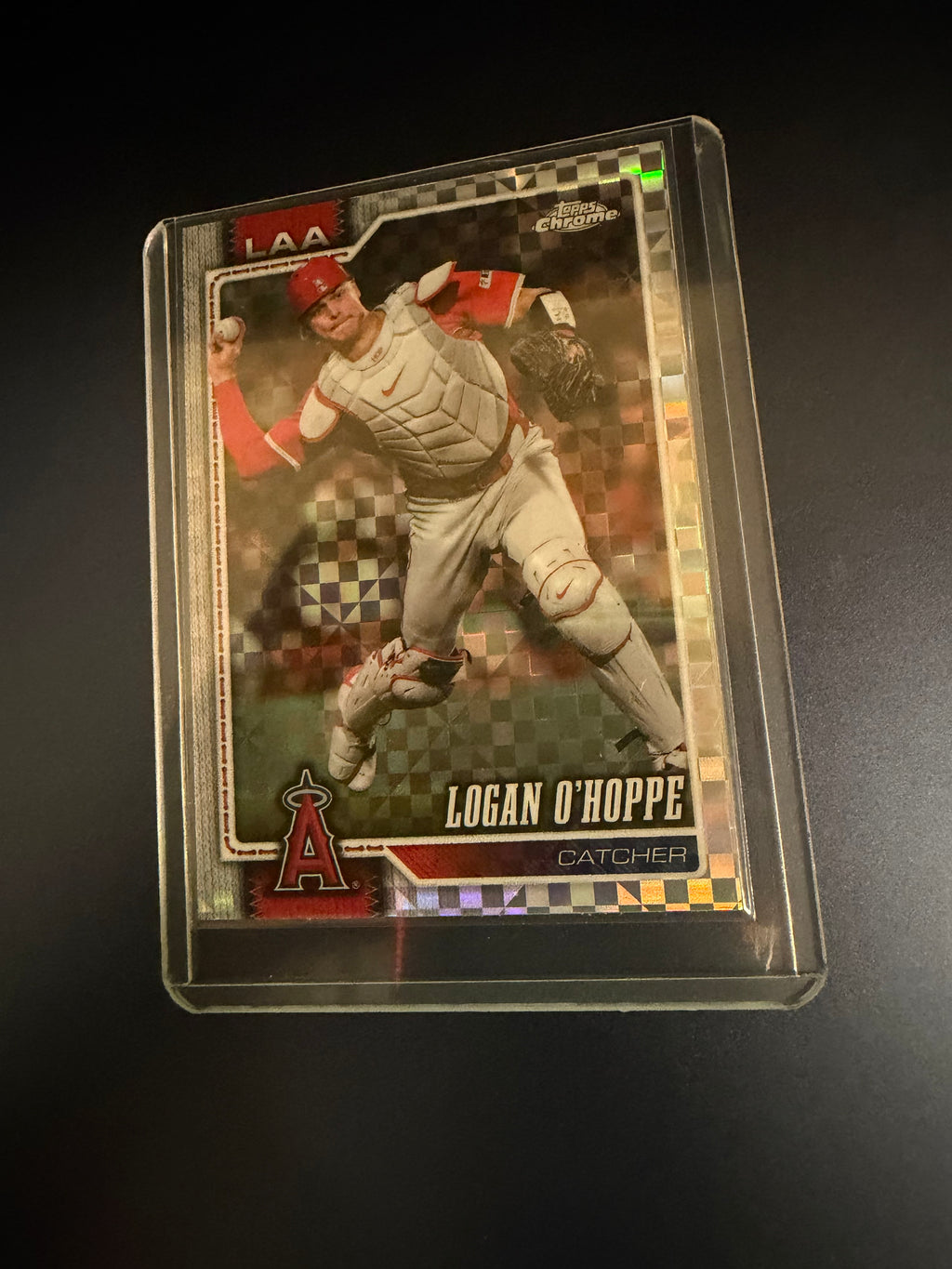 Logan O'Hoppe 2026 Topps Chrome X-Fractor