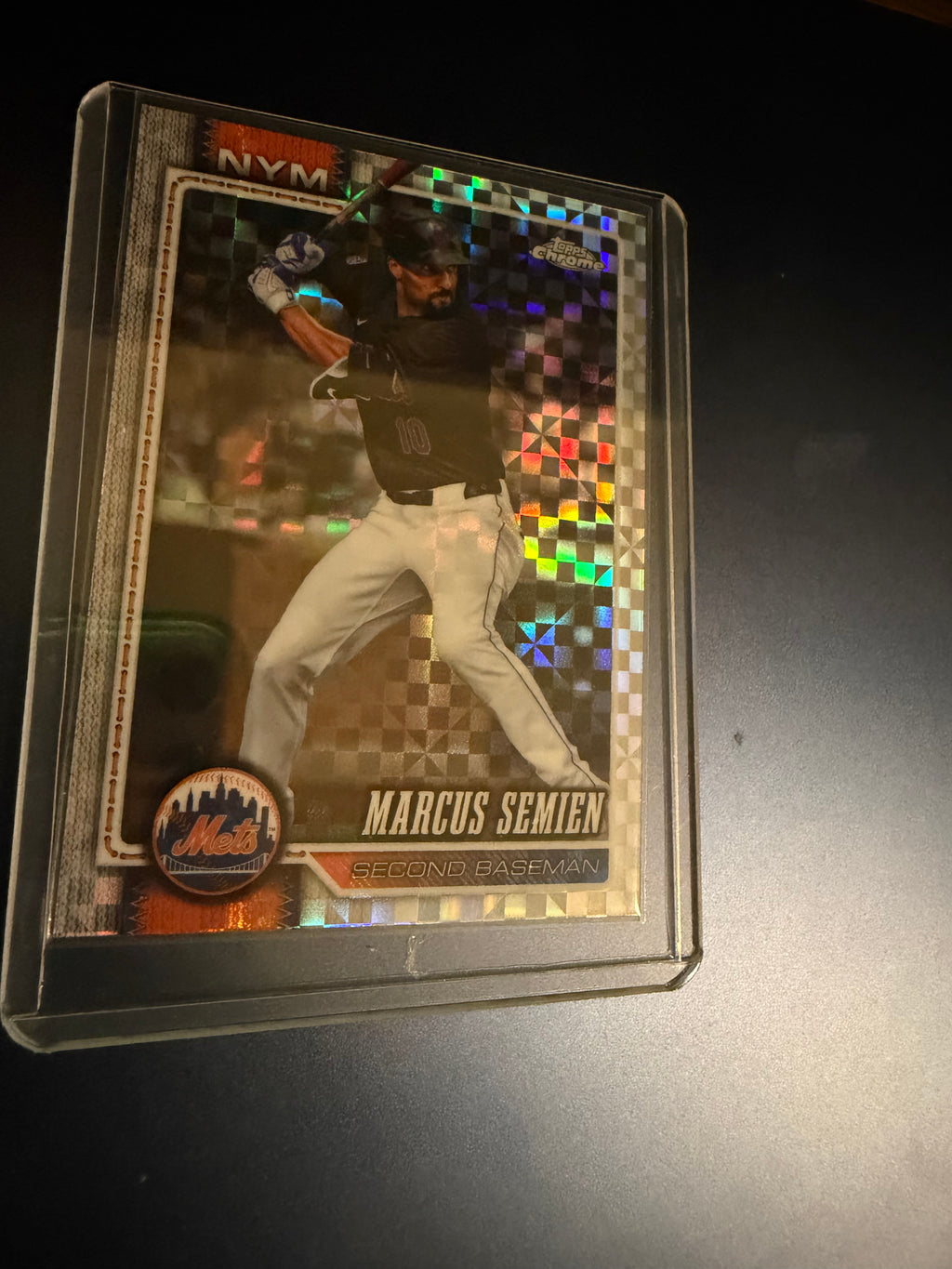 Marcus Semien 2026 Topps Chrome X-Fractor