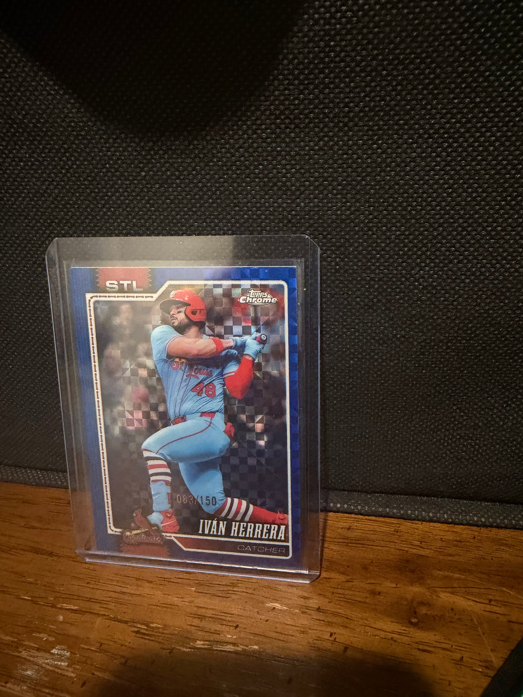2026 Topps Chrome Iván Herrera Blue X-Fractor /150