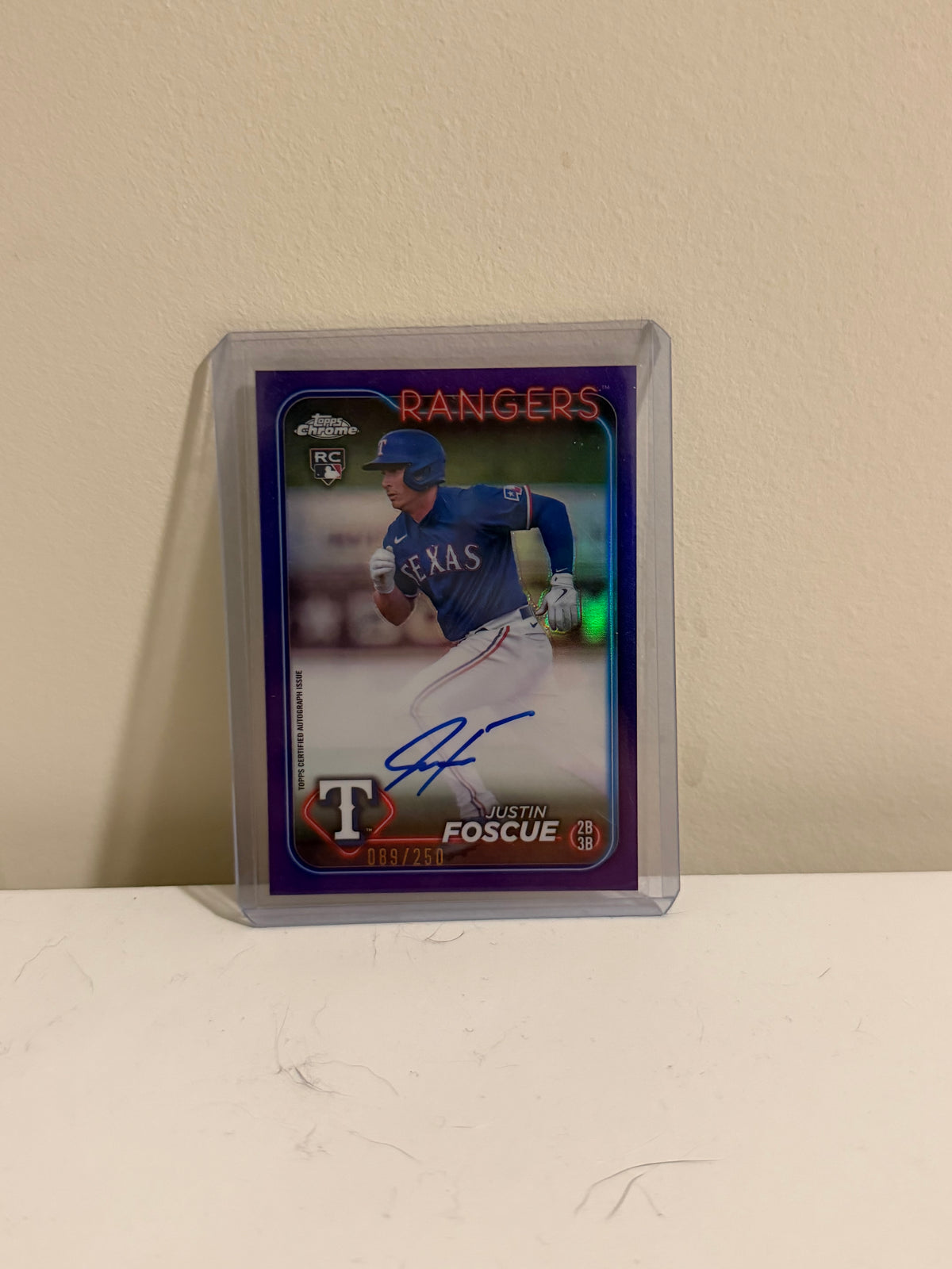 2024 Topps Chrome Justin Foscue RC Autograph /250