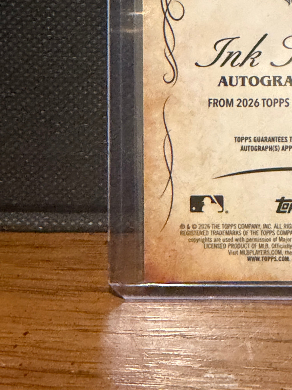 2026 Topps Chrome Wyatt Langford Ink Strokes Autograph #IS-WL