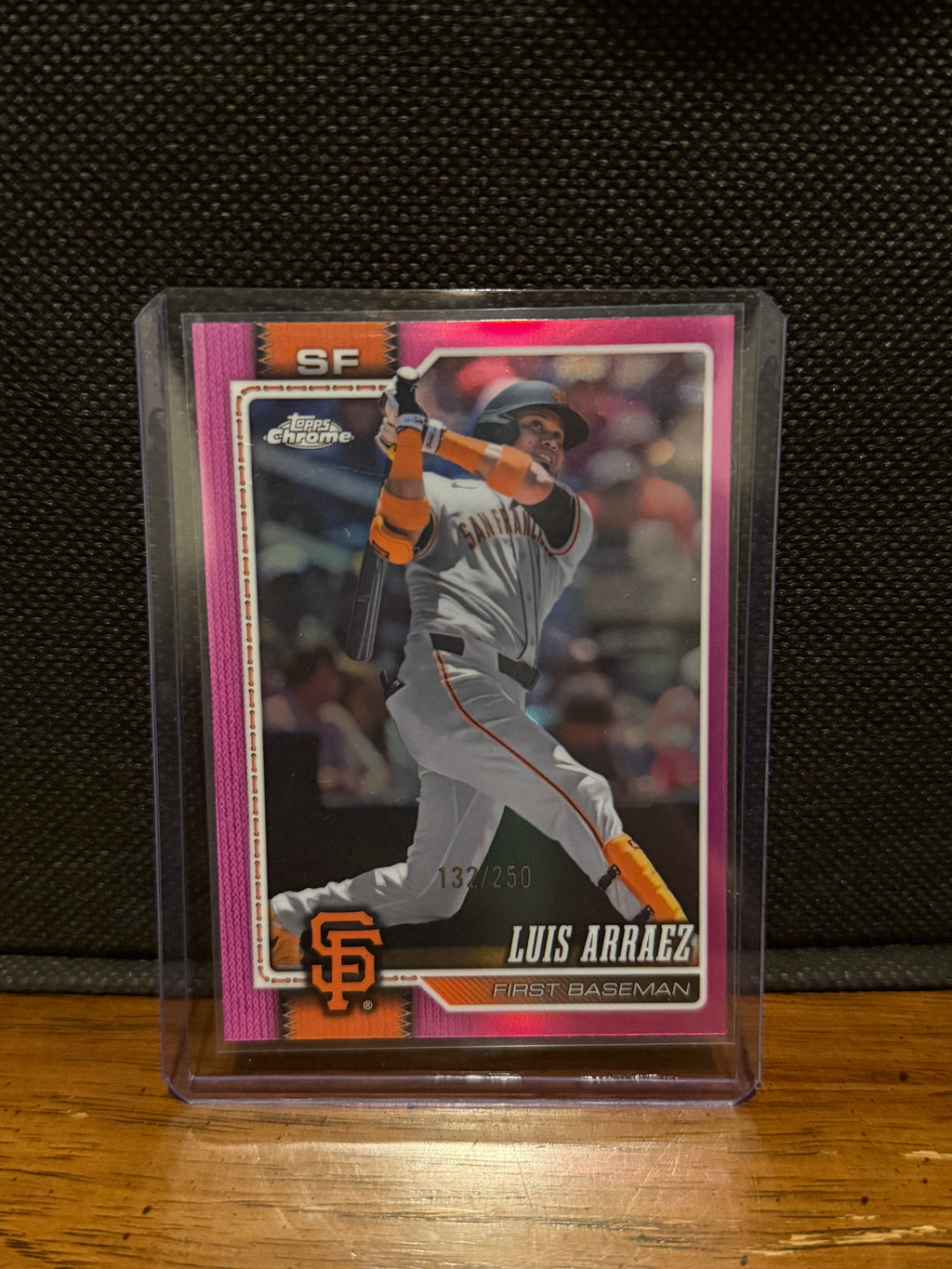 2026 Topps Chrome Luis Arraez Pink Refractor /250