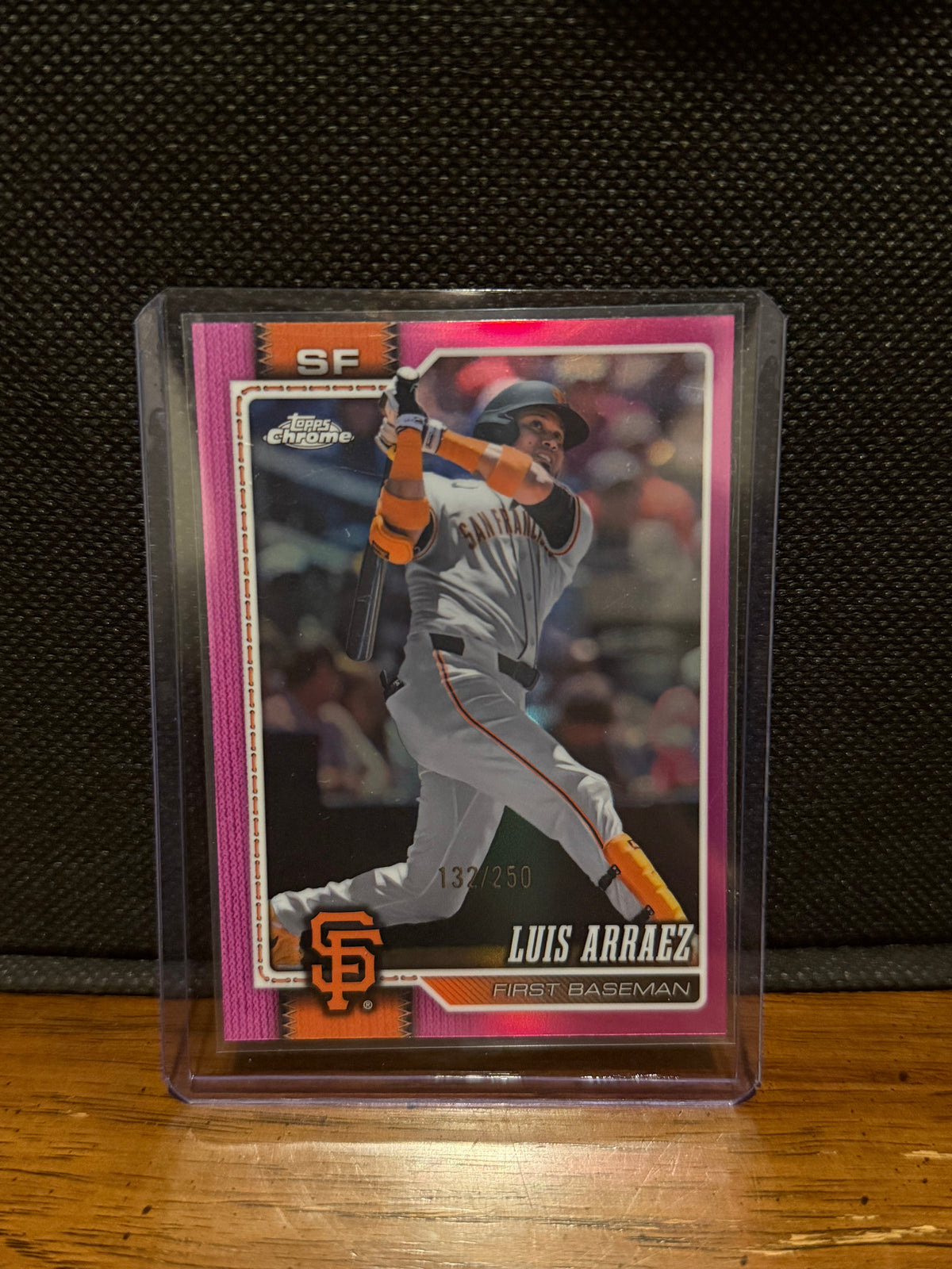 2026 Topps Chrome Luis Arraez Pink Refractor /250