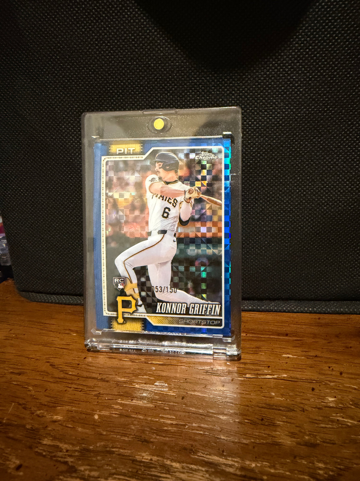 2026 Topps Chrome Konnor Griffin RC Blue X-Fractor /150 #74