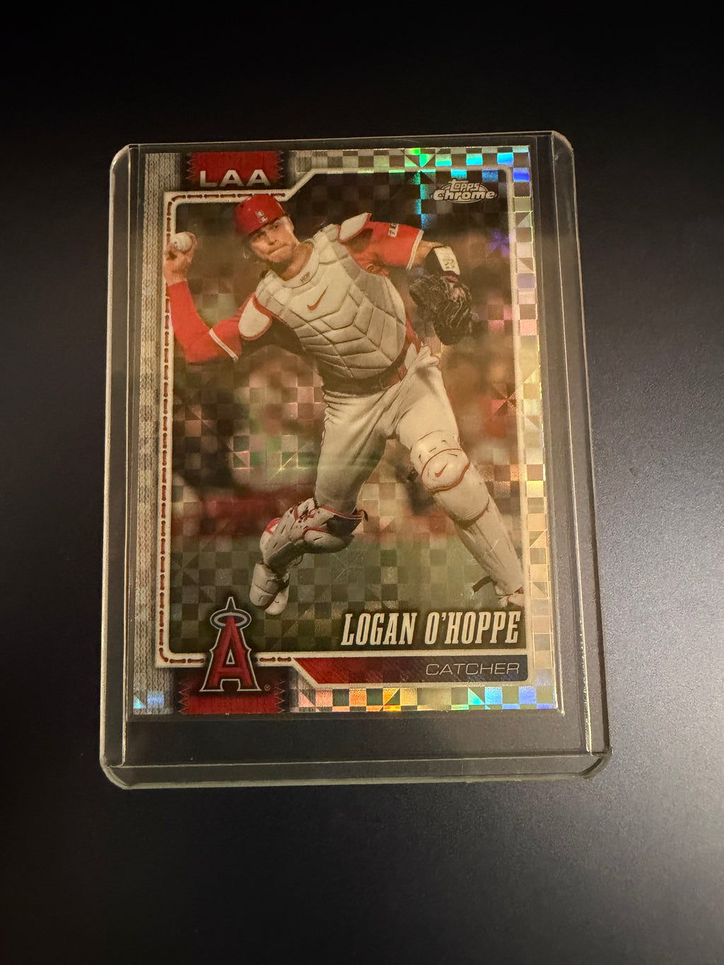 Logan O'Hoppe 2026 Topps Chrome X-Fractor