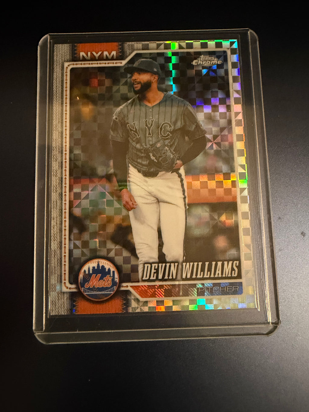 Devin Williams 2026 Topps Chrome X-Fractor