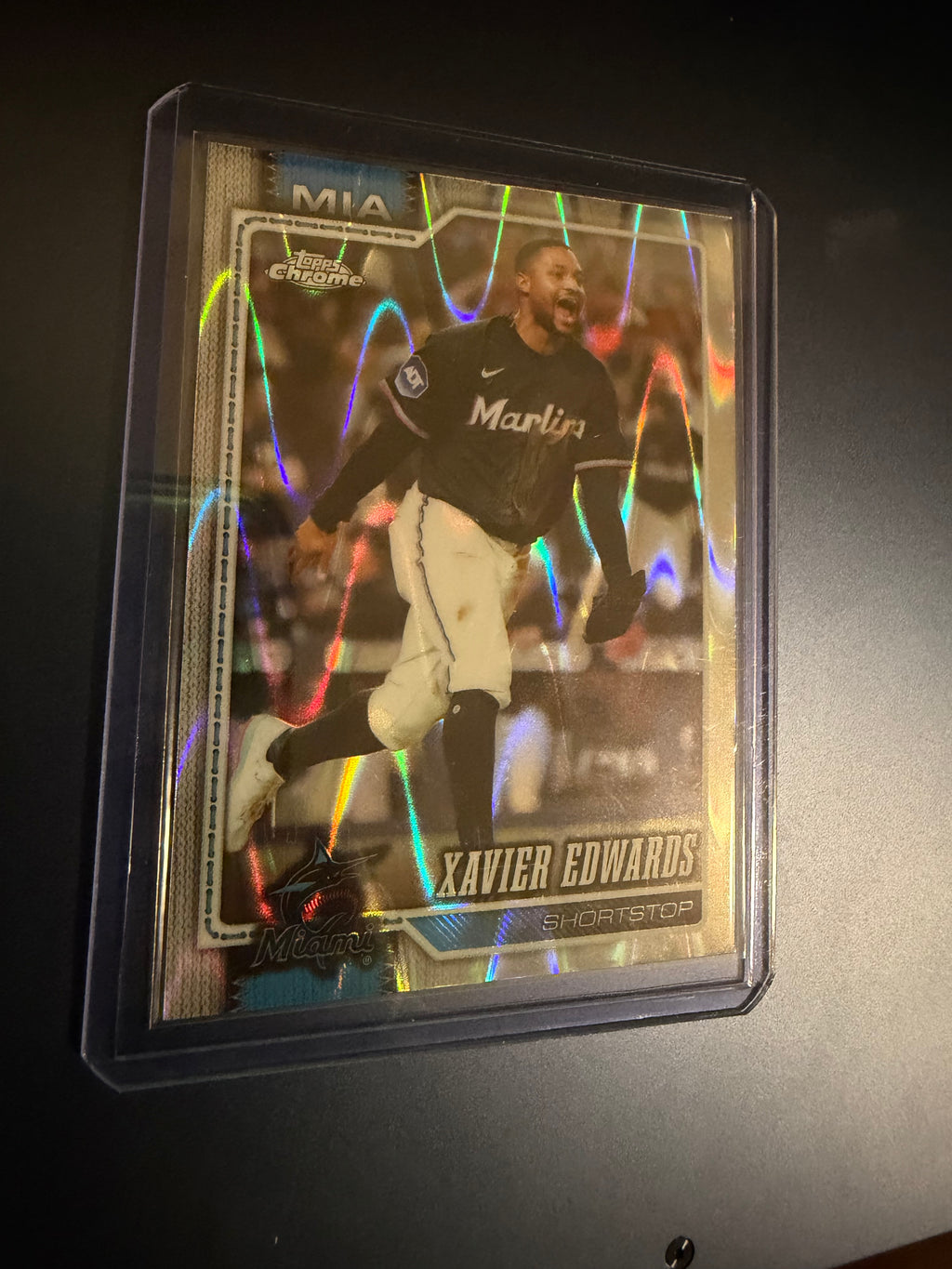 Xavier Edwards 2026 Topps Chrome RayWave Refractor
