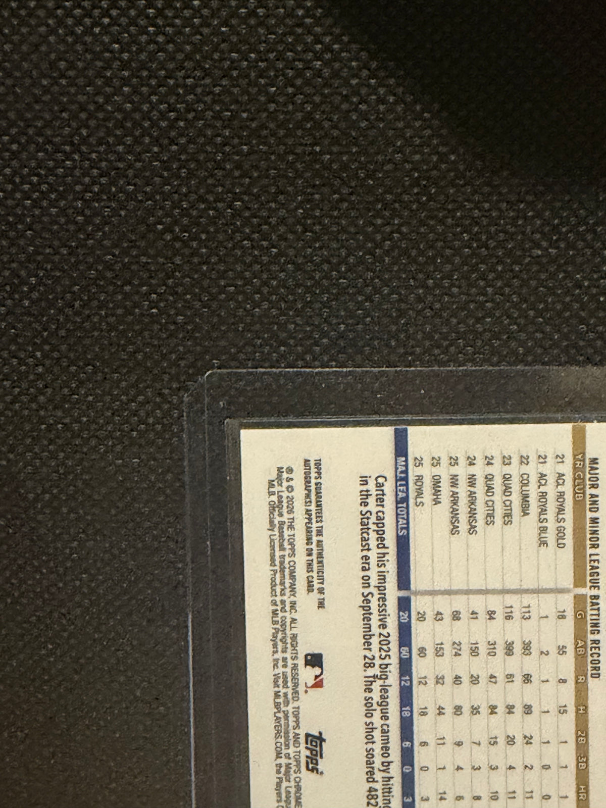 2026 Topps Chrome Carter Jensen Rookie Autograph #RA-CJ