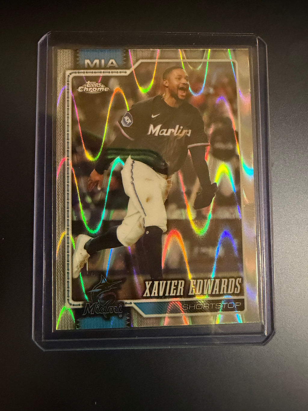 Xavier Edwards 2026 Topps Chrome RayWave Refractor