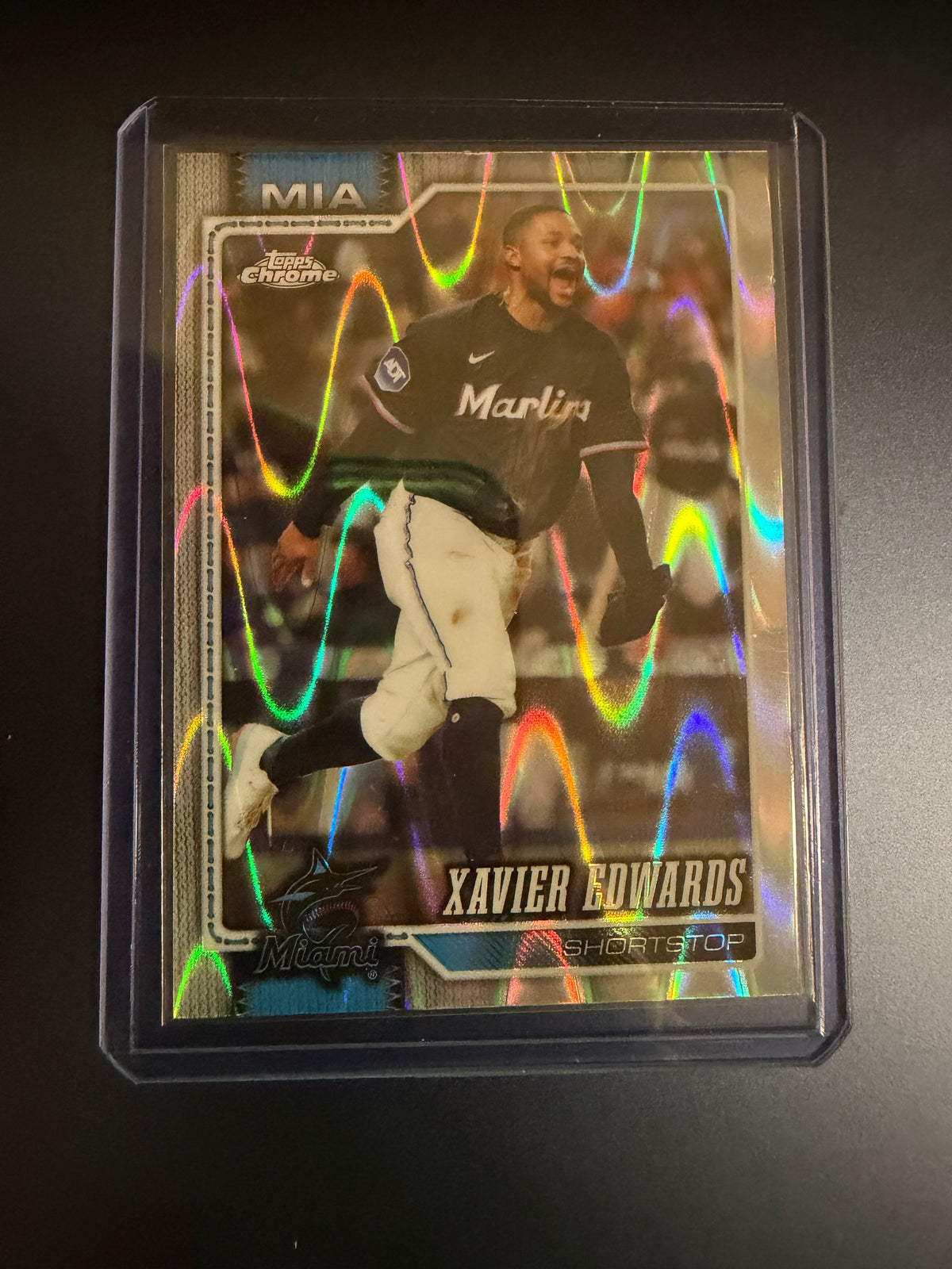 Xavier Edwards 2026 Topps Chrome RayWave Refractor