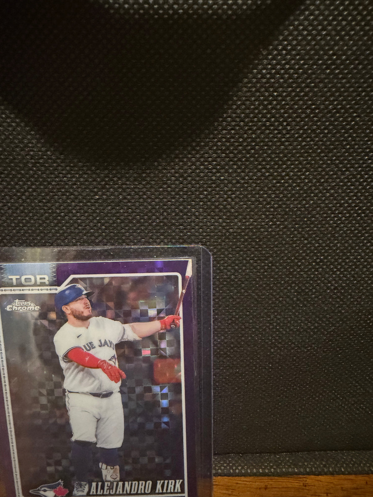 2026 Topps Chrome Alejandro Kirk Purple X-Fractor /75