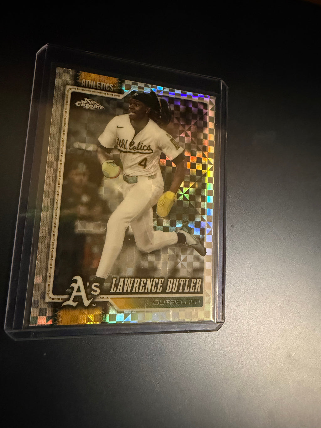 Lawrence Butler 2026 Topps Chrome X-Fractor