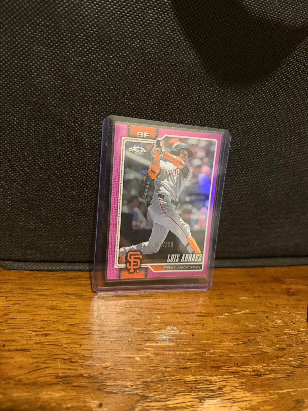 2026 Topps Chrome Luis Arraez Pink Refractor /250