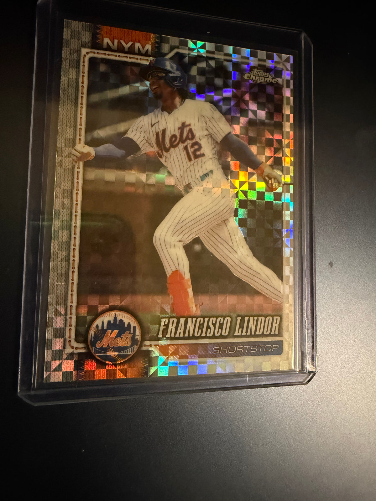 Francisco Lindor 2026 Topps Chrome X-Fractor