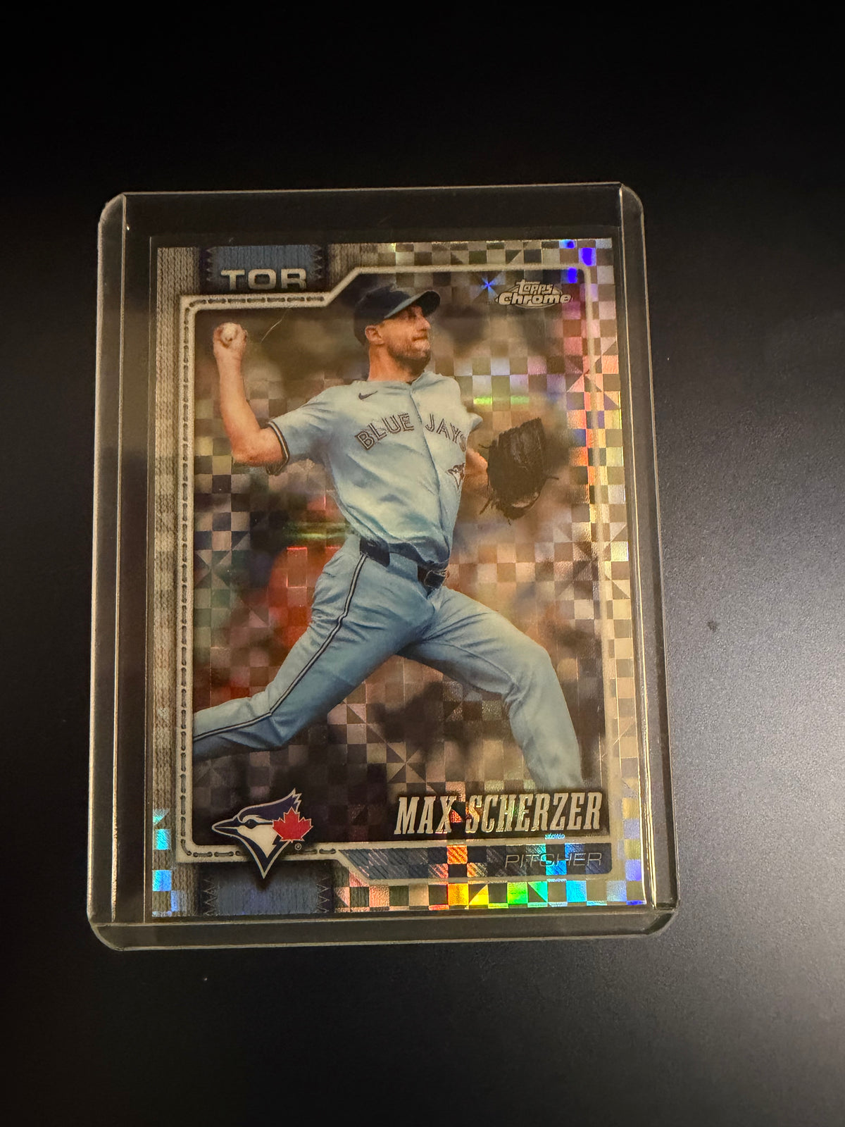 Max Scherzer 2026 Topps Chrome X-Fractor