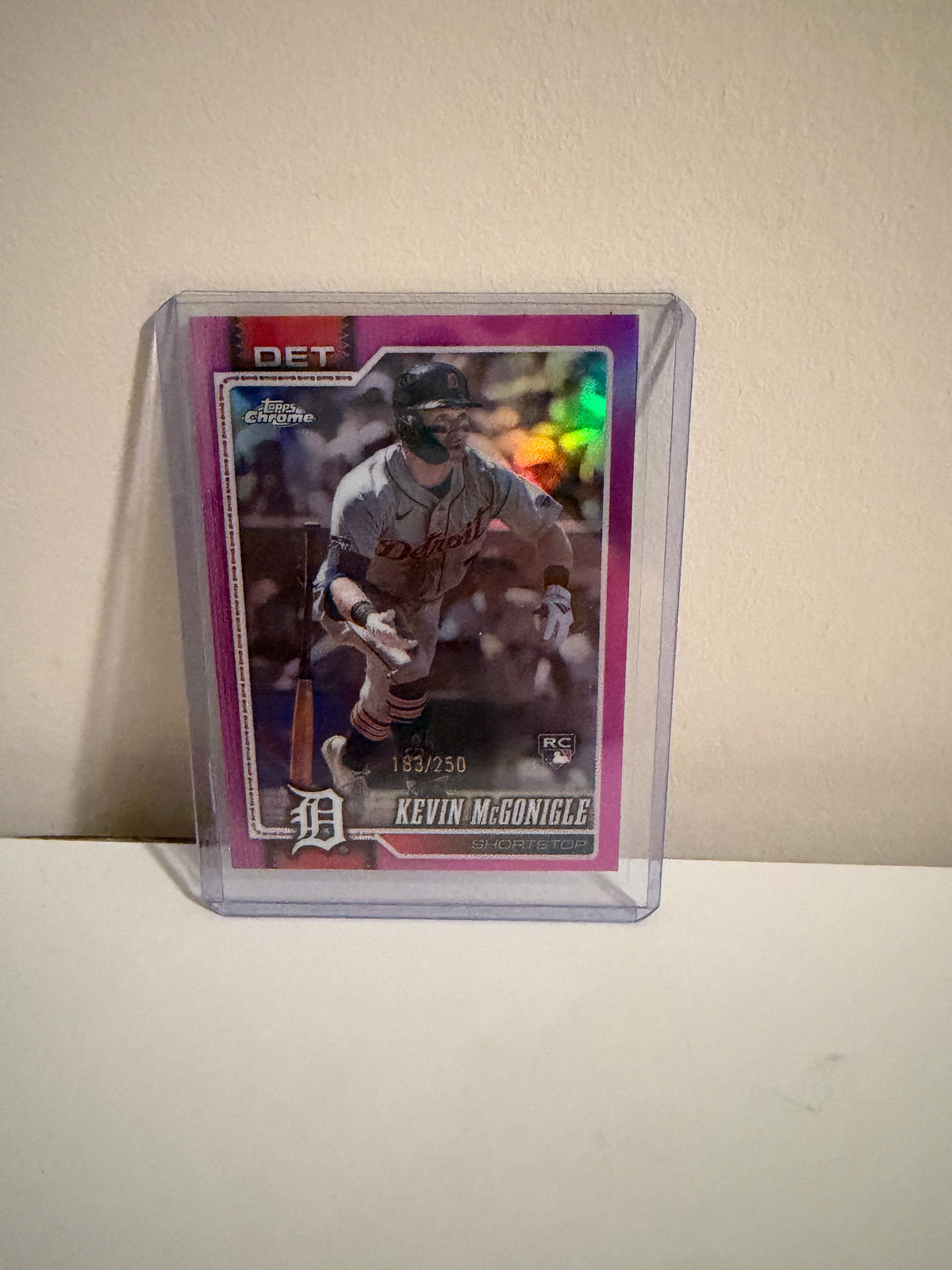 2026 Topps Chrome Kevin McGonigle RC Pink Refractor /250