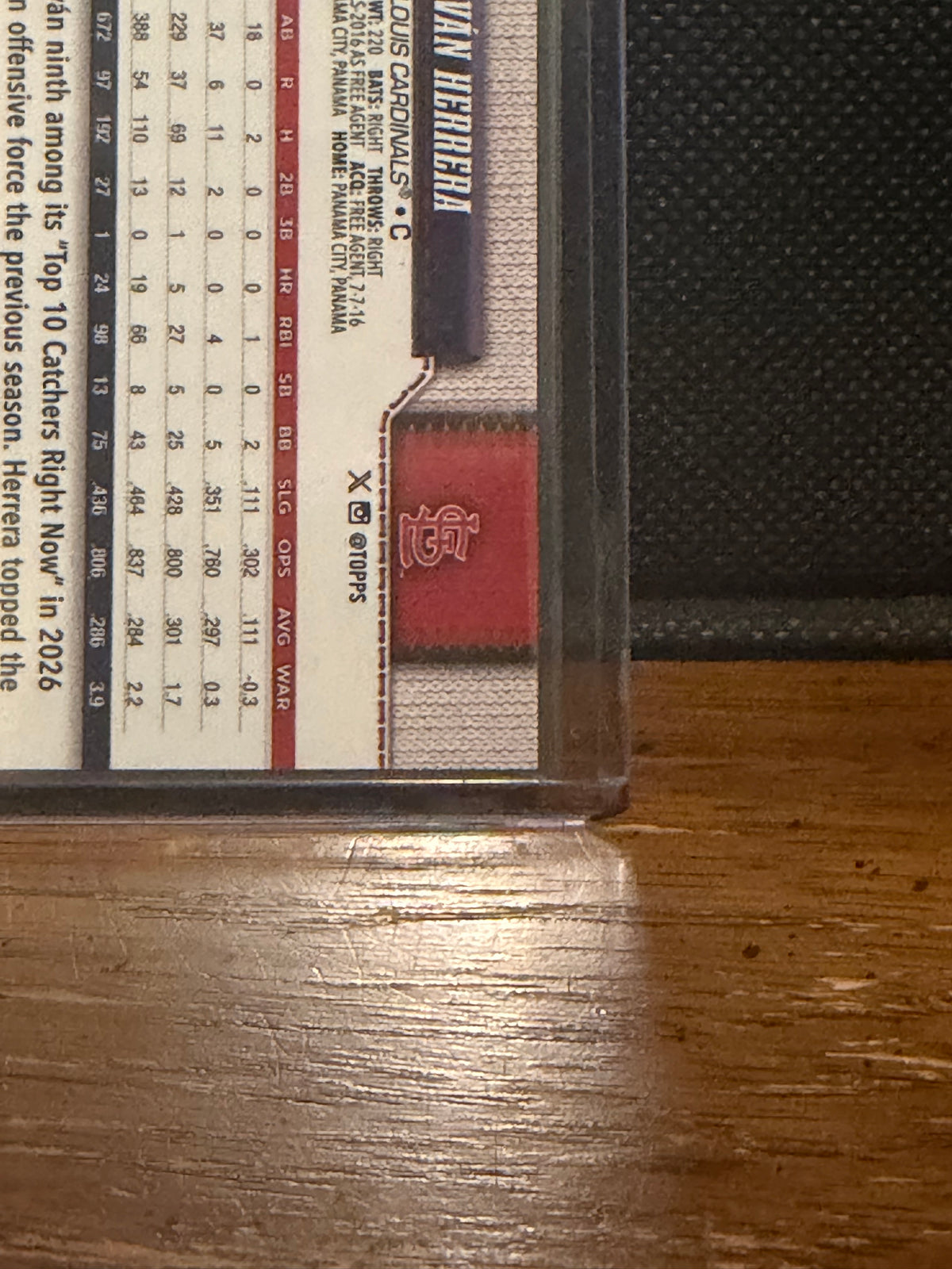 2026 Topps Chrome Iván Herrera Blue X-Fractor /150