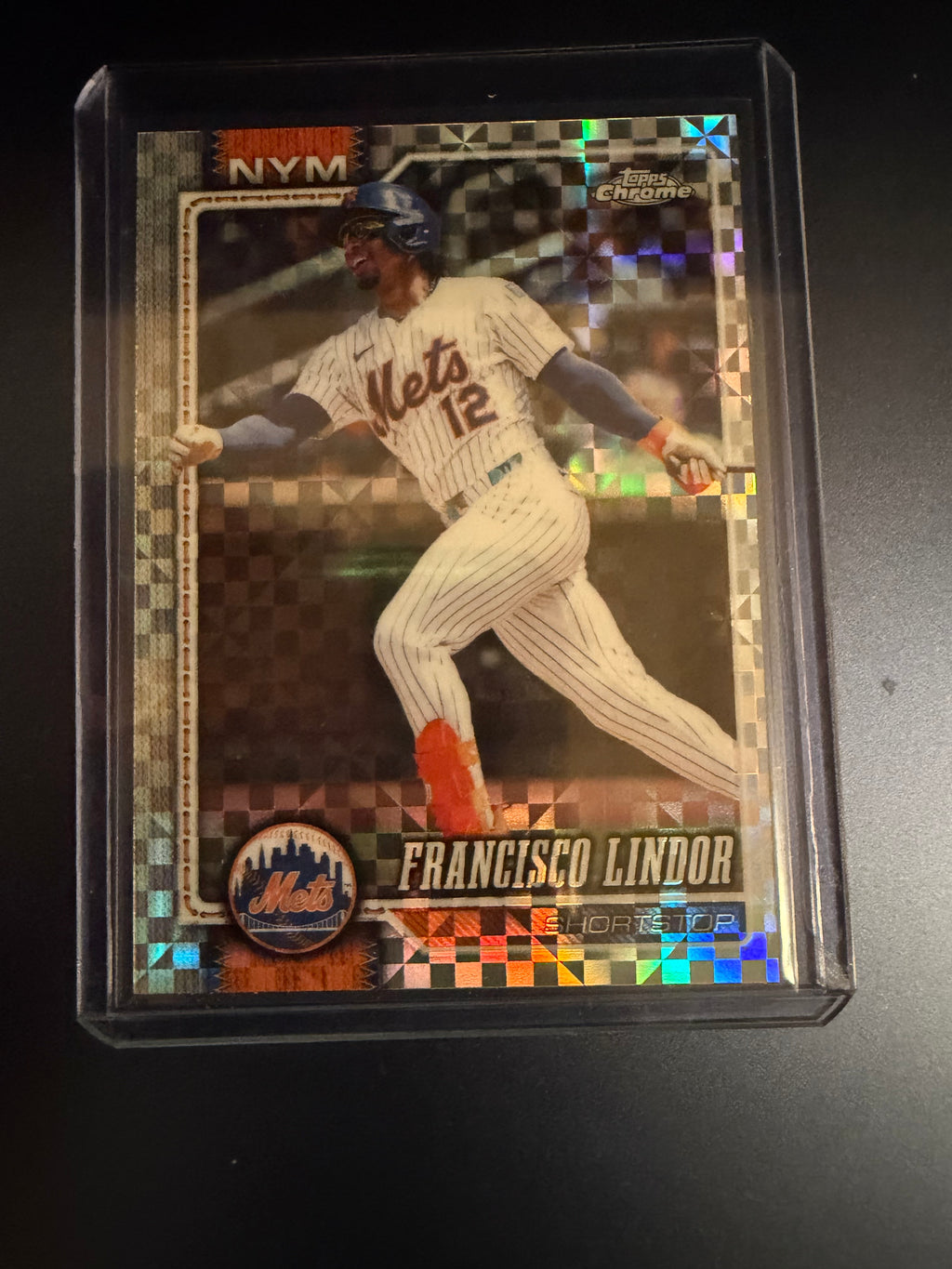 Francisco Lindor 2026 Topps Chrome X-Fractor