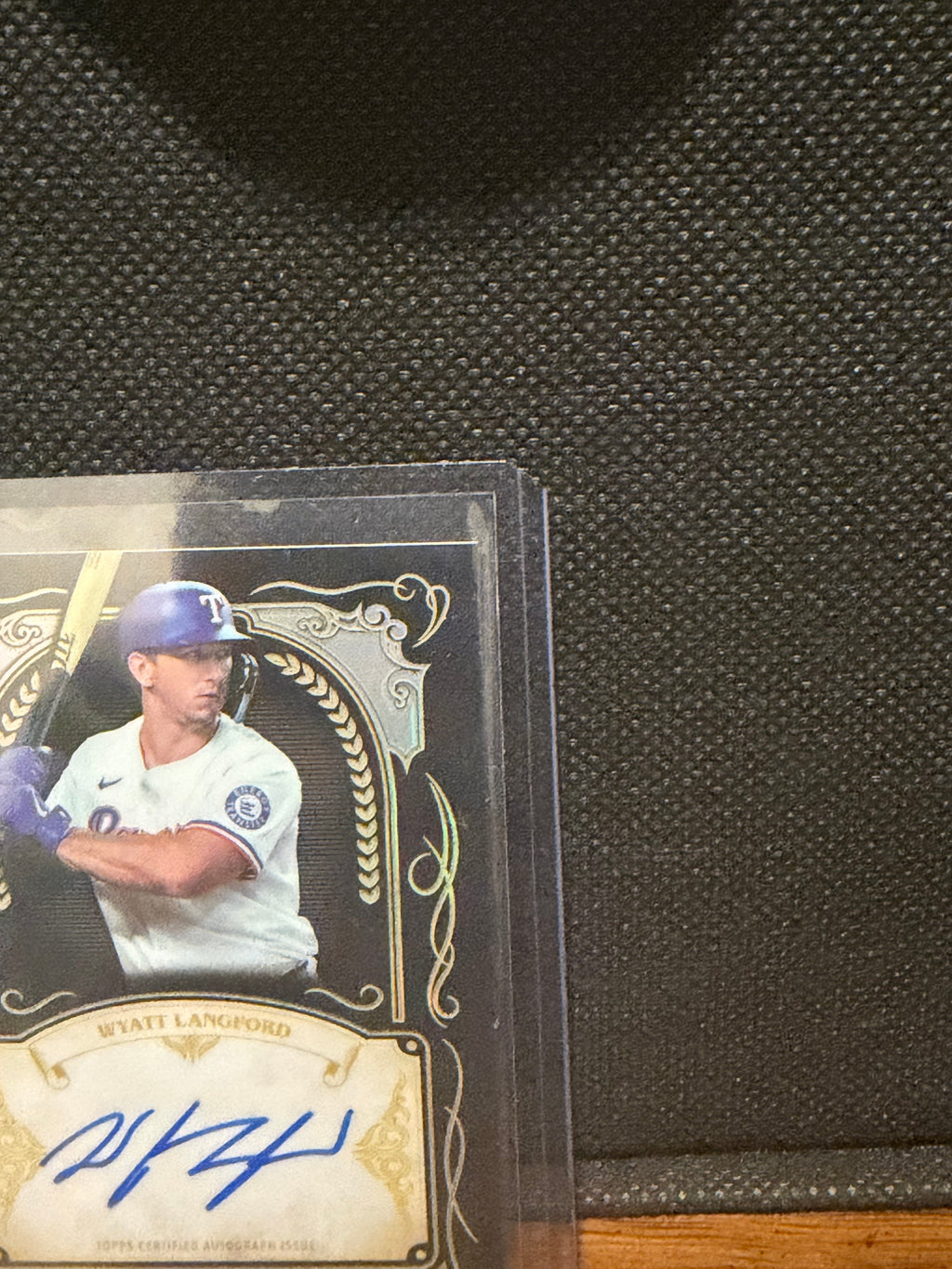 2026 Topps Chrome Wyatt Langford Ink Strokes Autograph #IS-WL