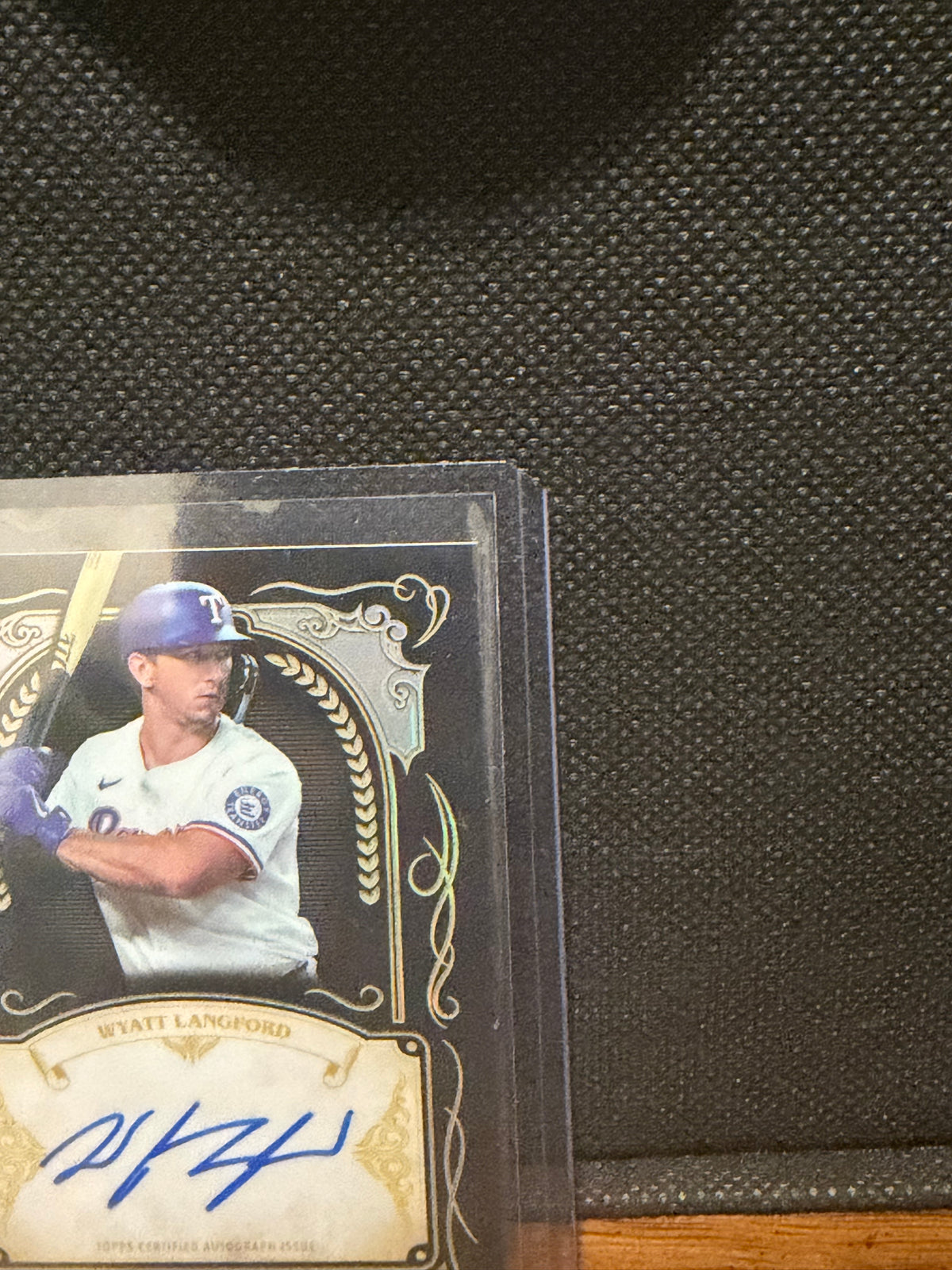 2026 Topps Chrome Wyatt Langford Ink Strokes Autograph #IS-WL