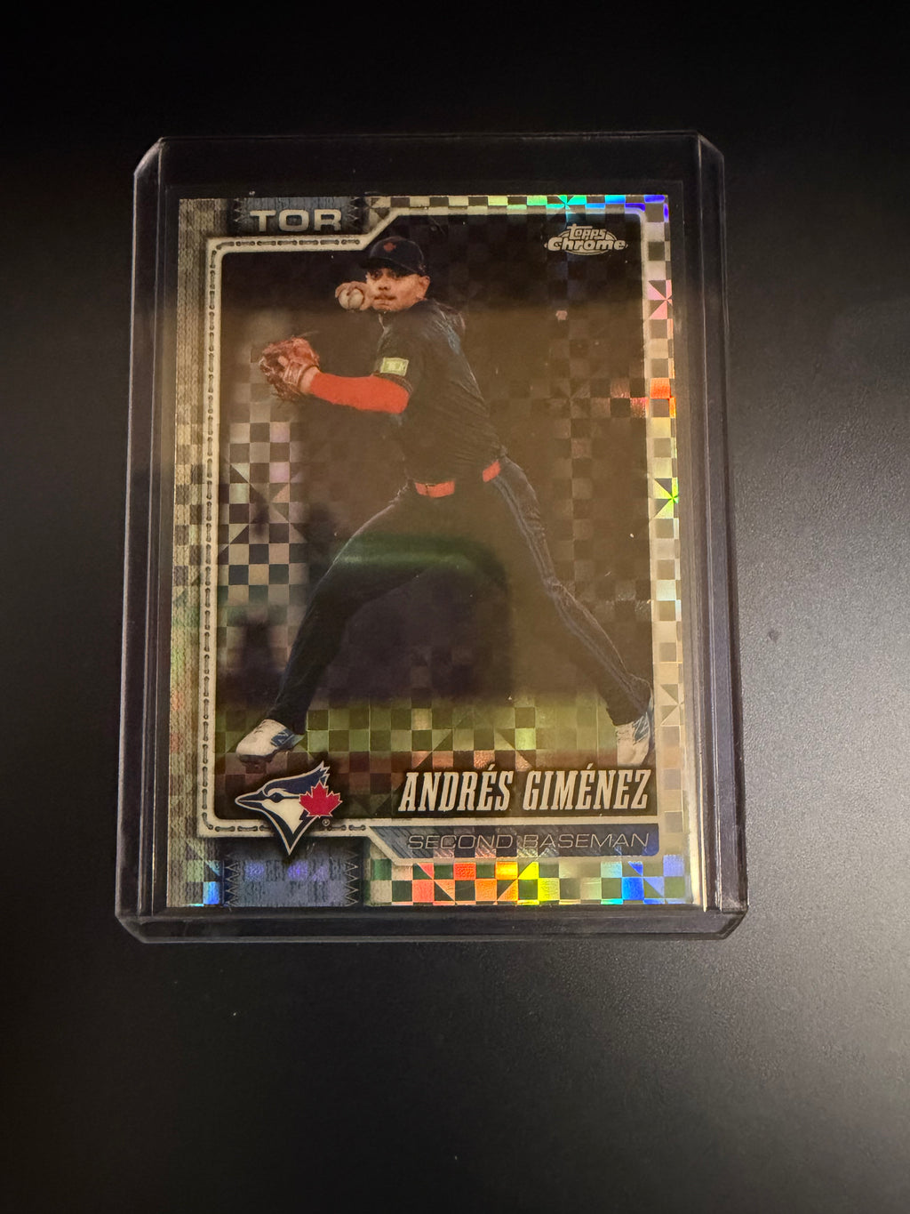 Andres Gimenez 2026 Topps Chrome X-Fractor